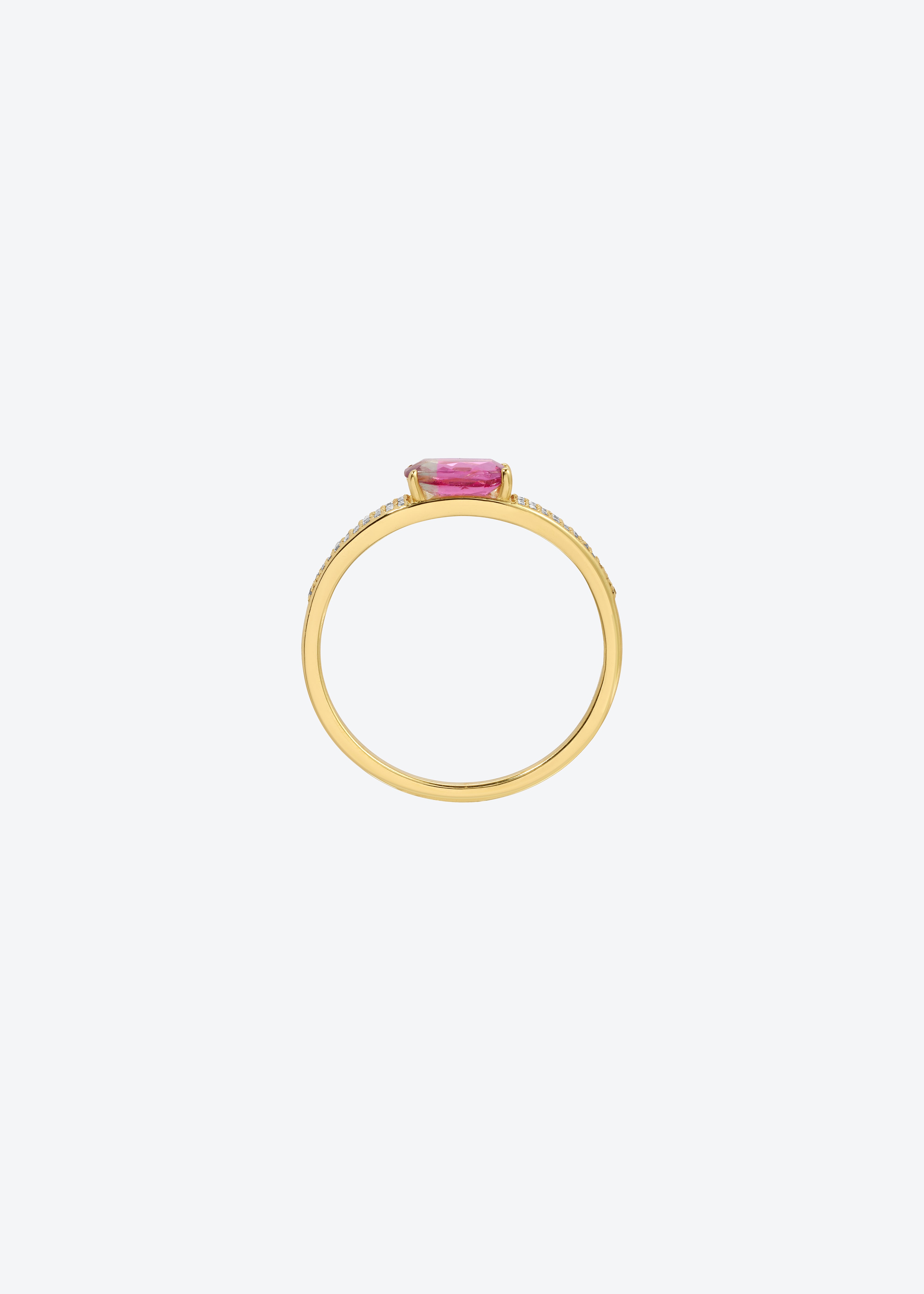 Eye Candy Ring in Bicolor Pink Tourmaline