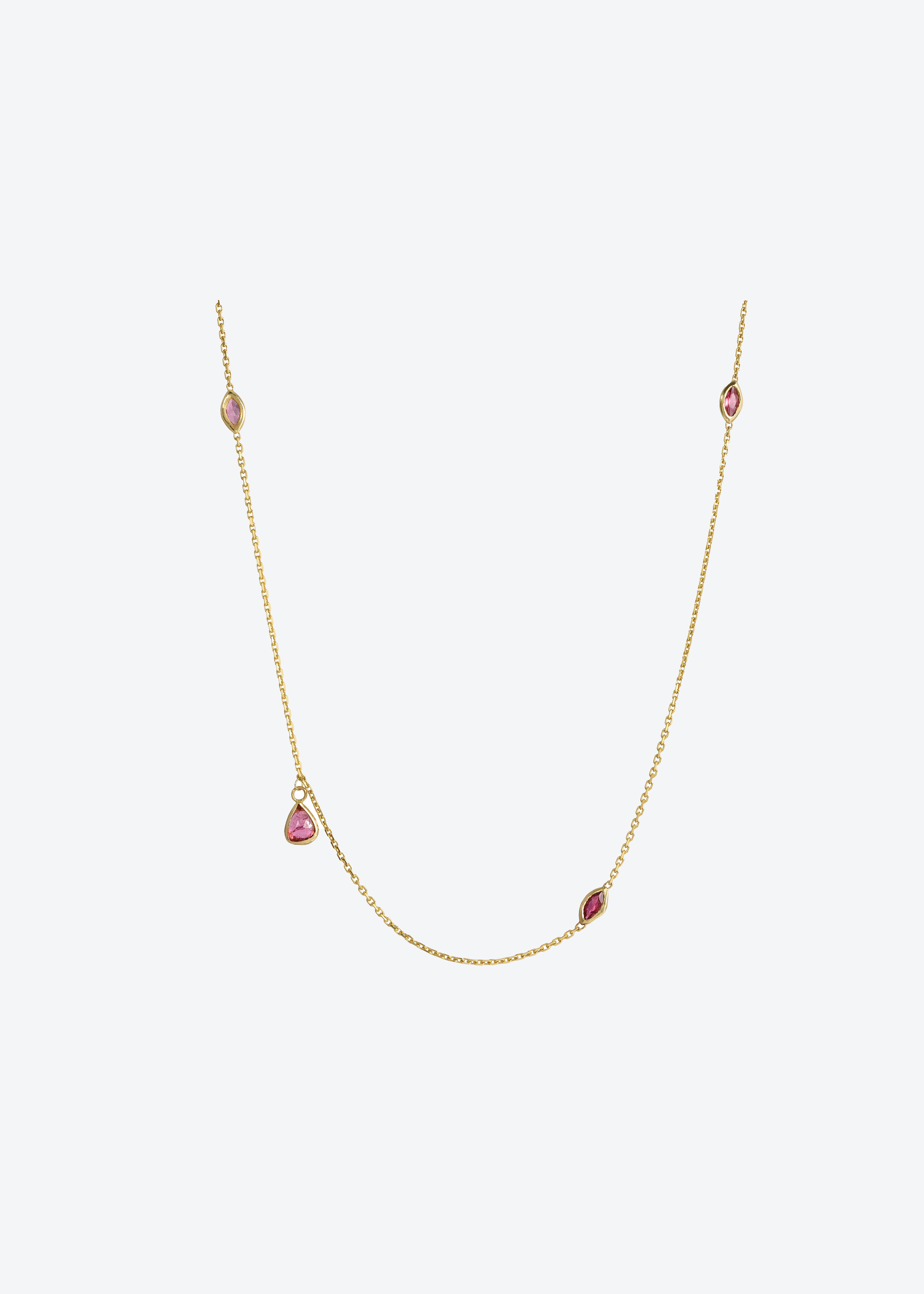 Tourmaline Drop Chain