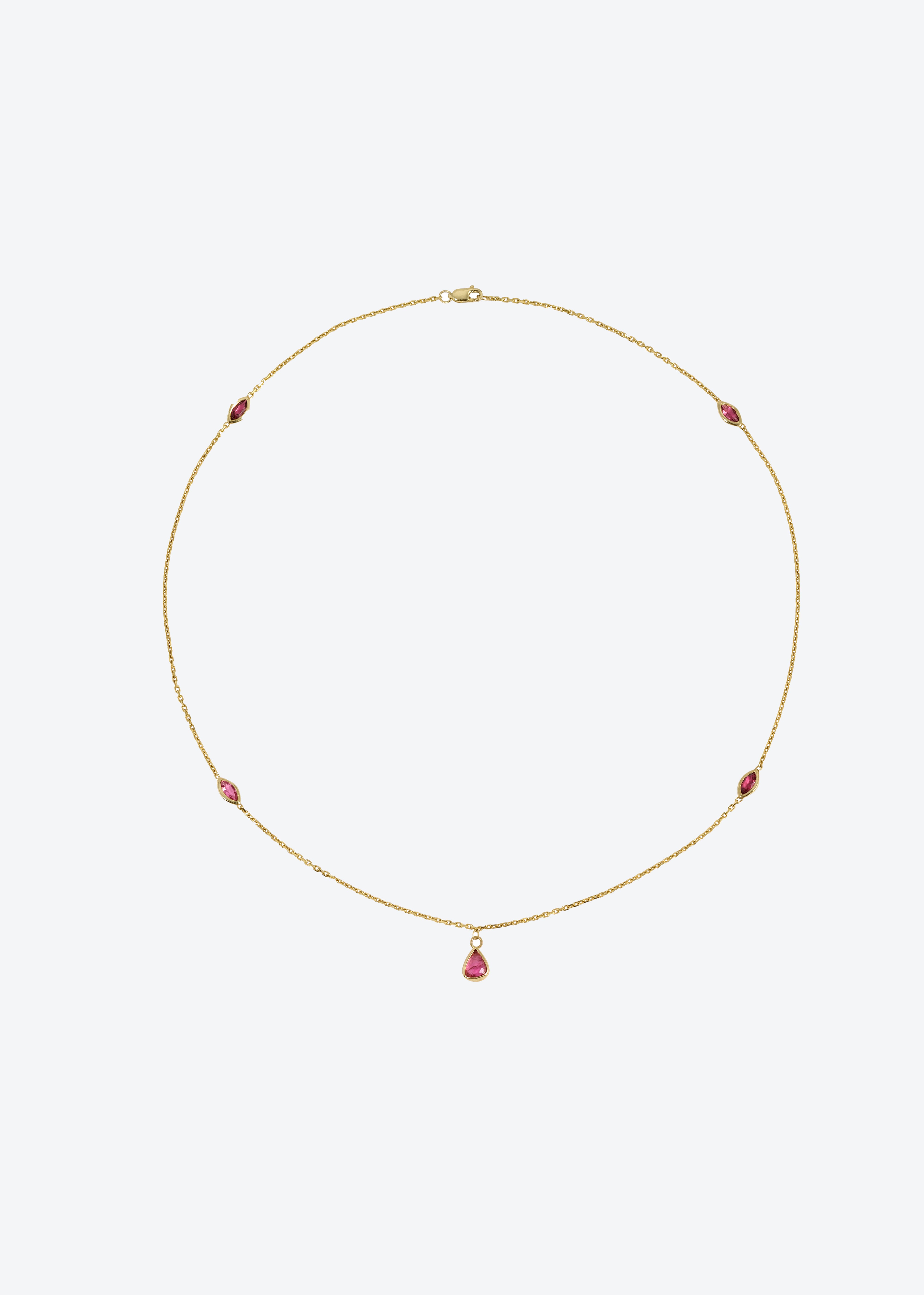 Tourmaline Drop Chain