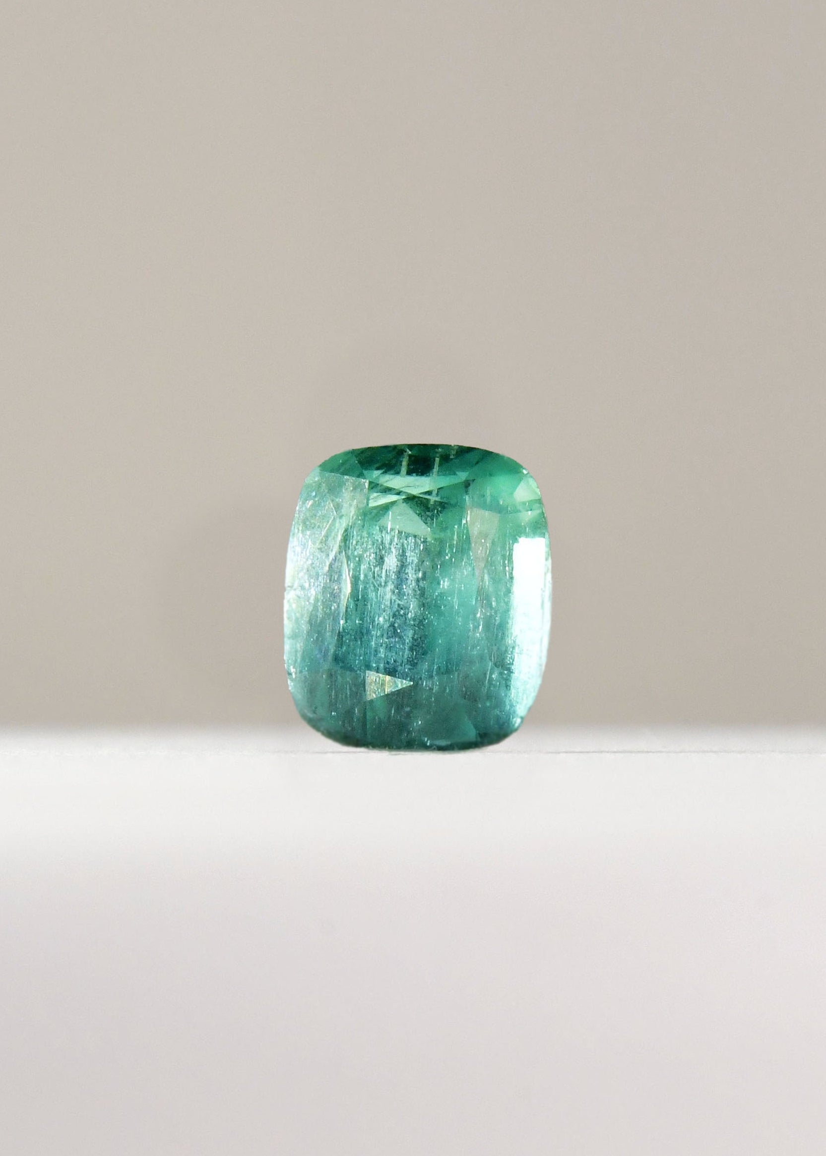 Bicolor Tourmaline Cushion | Mediterranean Blue