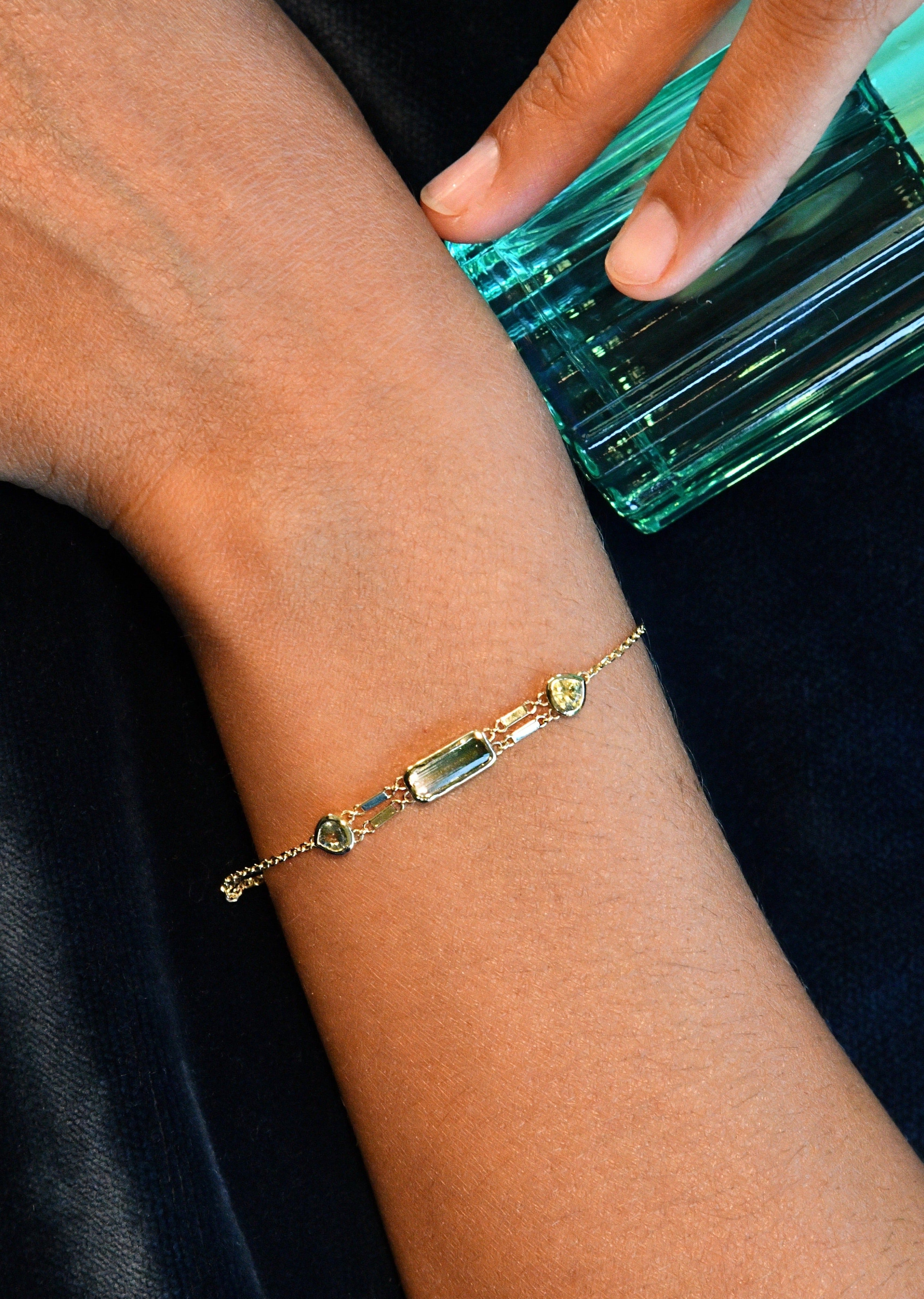 Gem Bracelet and Sapphire | Christina Magdolna