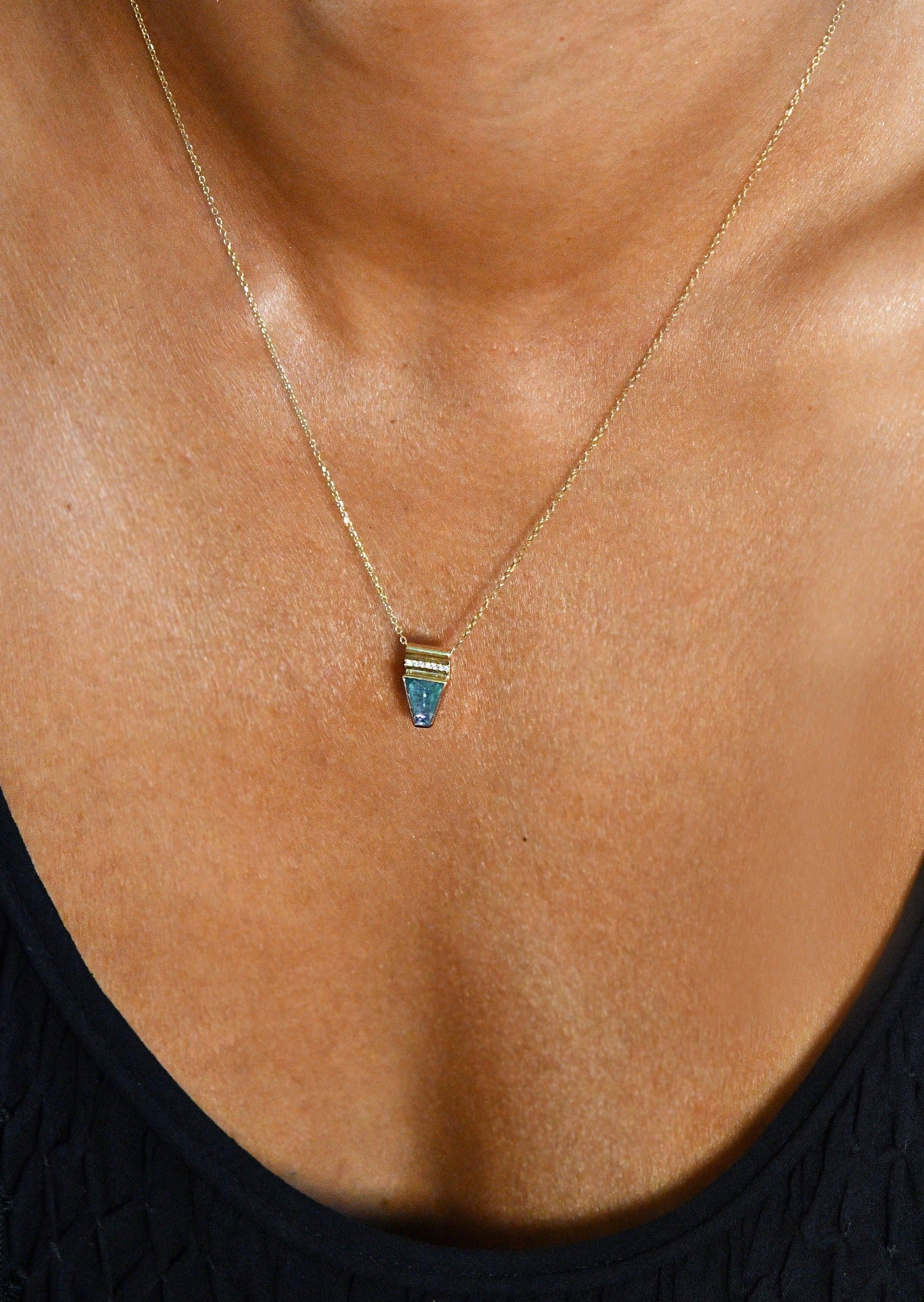 Blue Tourmaline Jewelry | Christina Magdolna