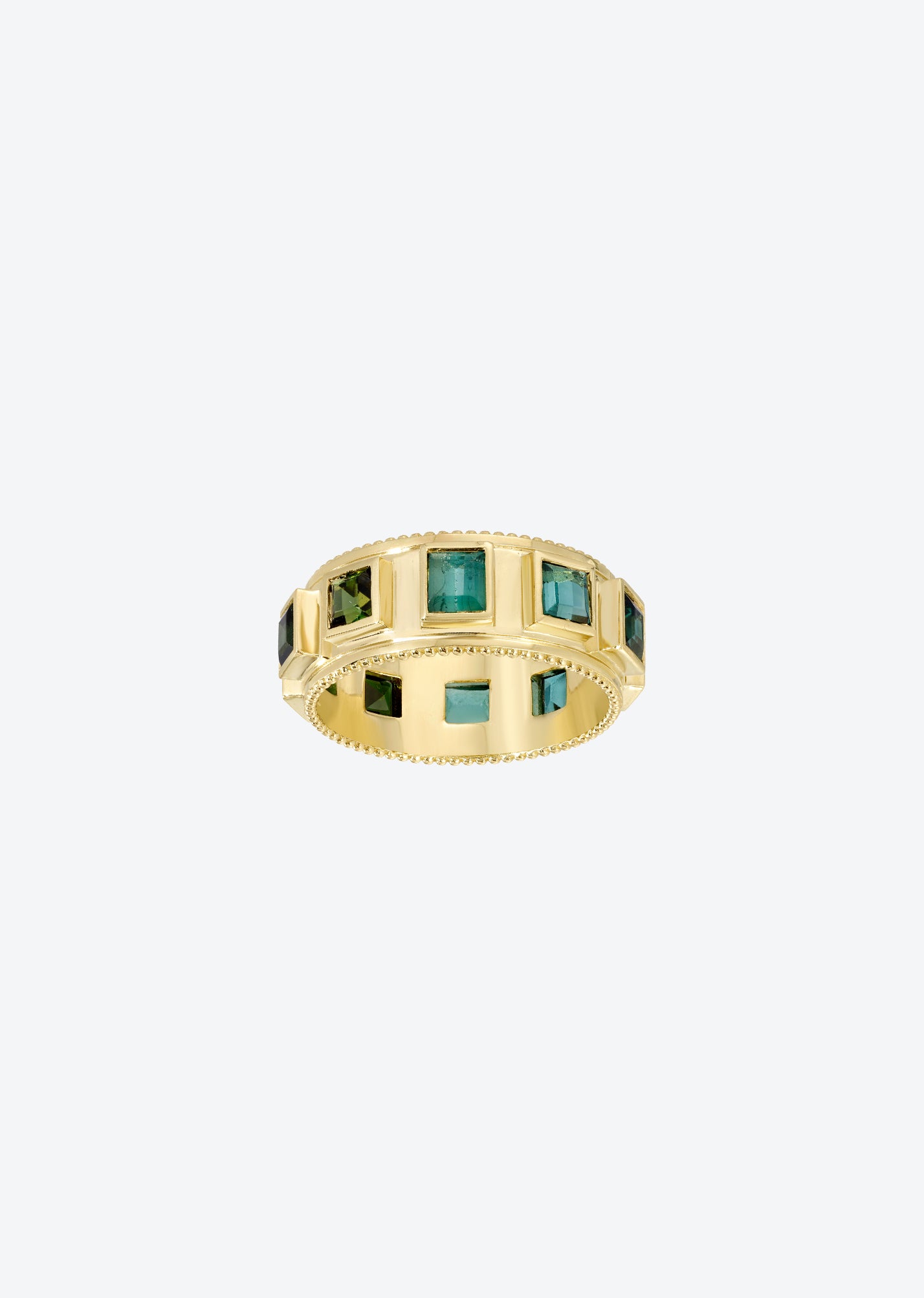 Green Tourmaline Ring Gold | Christina Magdolna