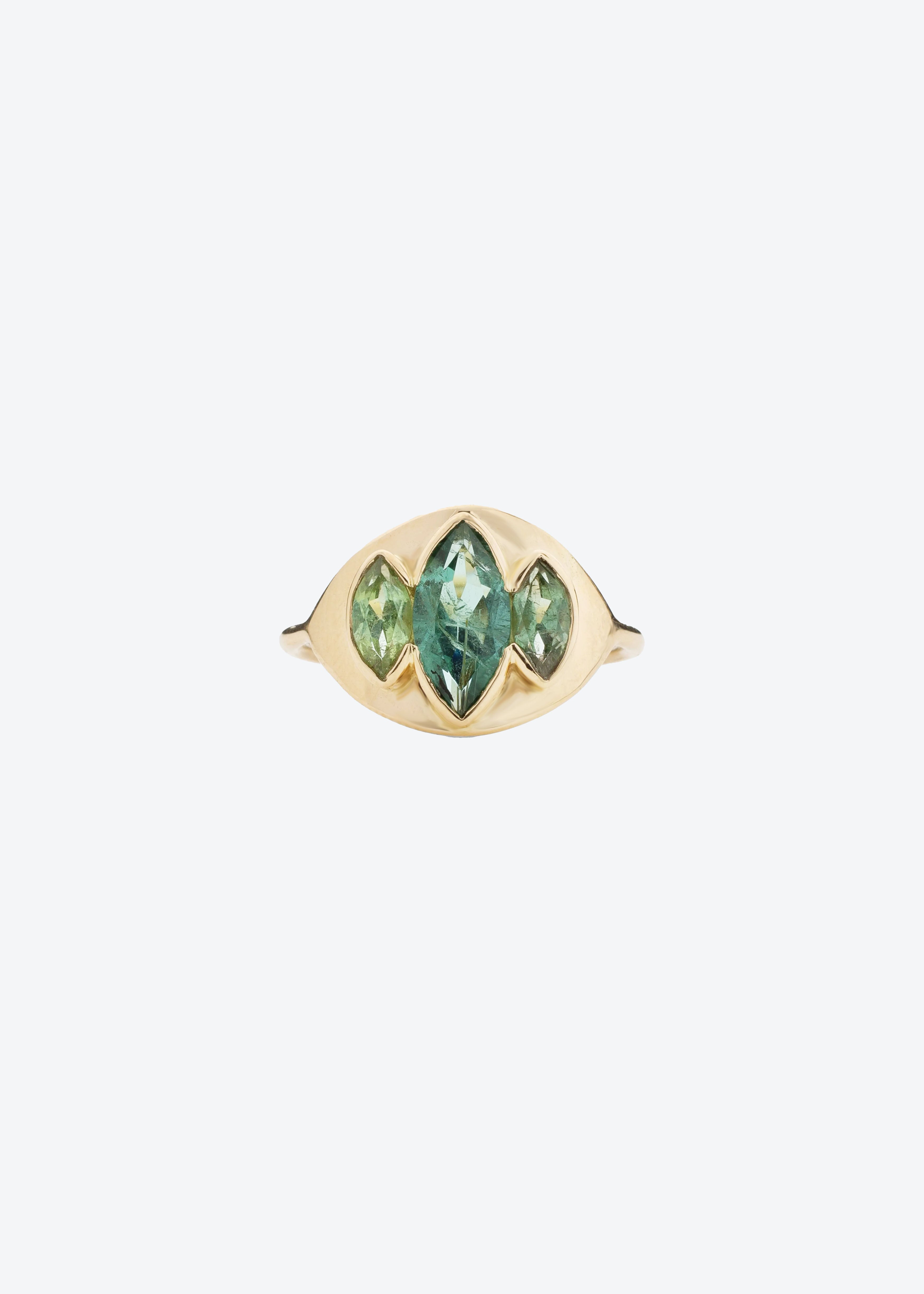 Green Tourmaline Ring | Christina Magdolna
