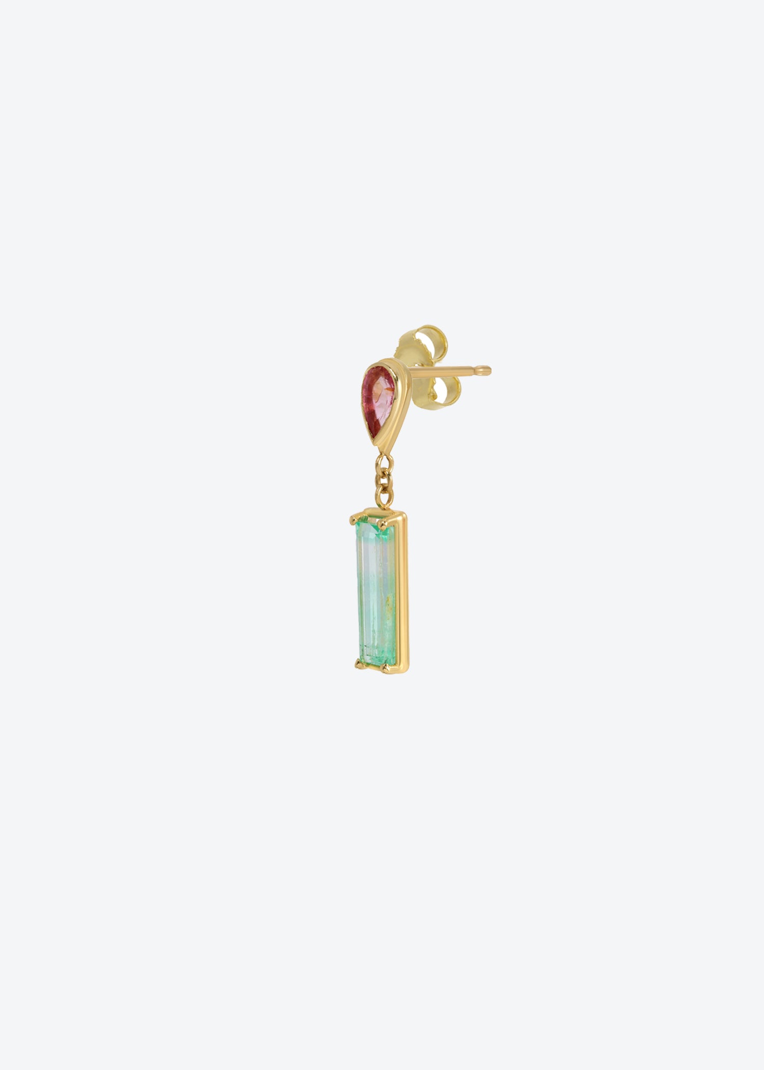 Little Gem Earring in Tourmaline