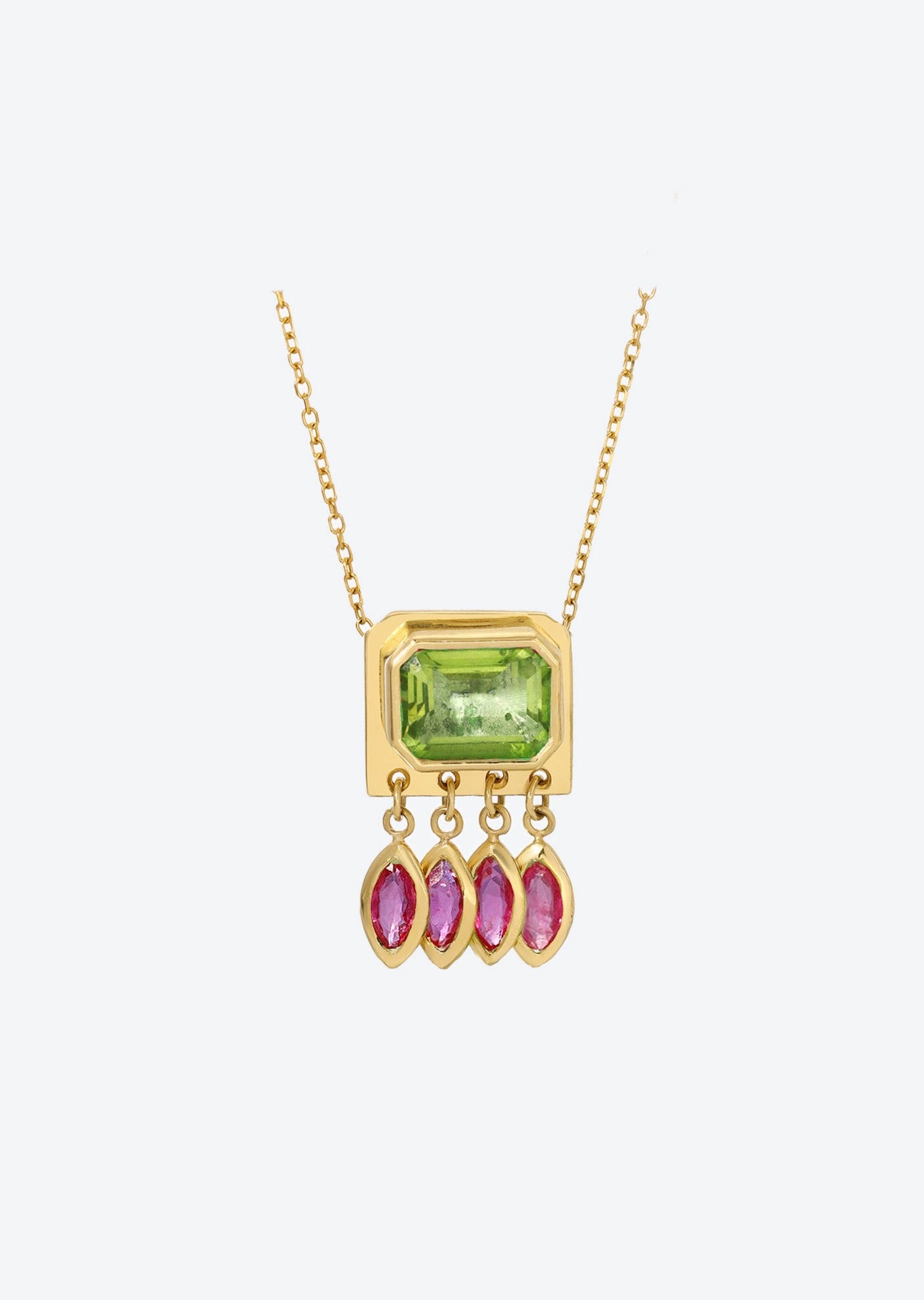 Summer Necklaces with green tourmaline | Christina Magdolna
