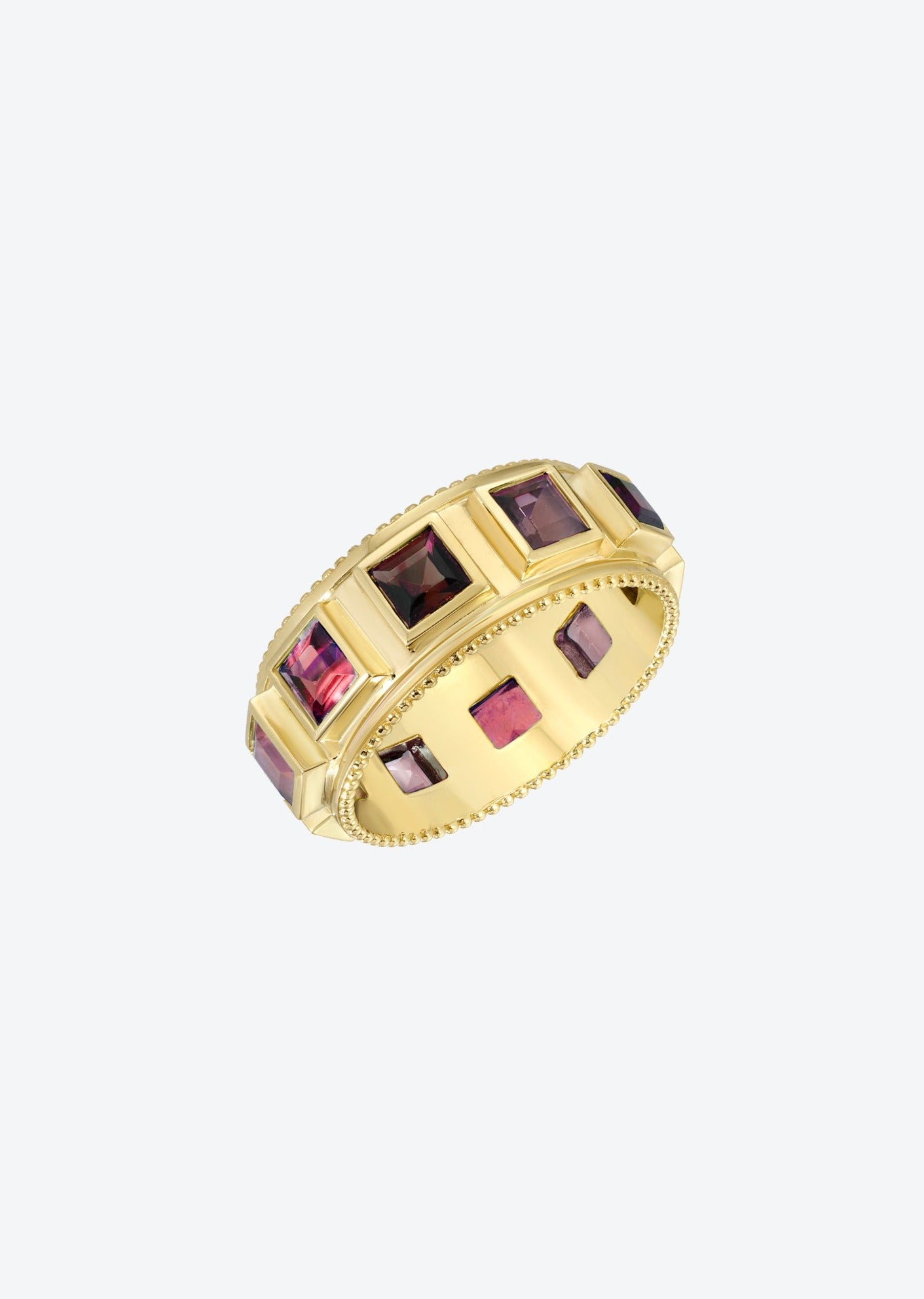 Pink Tourmaline Gold Statement Ring | Christina Magdolna