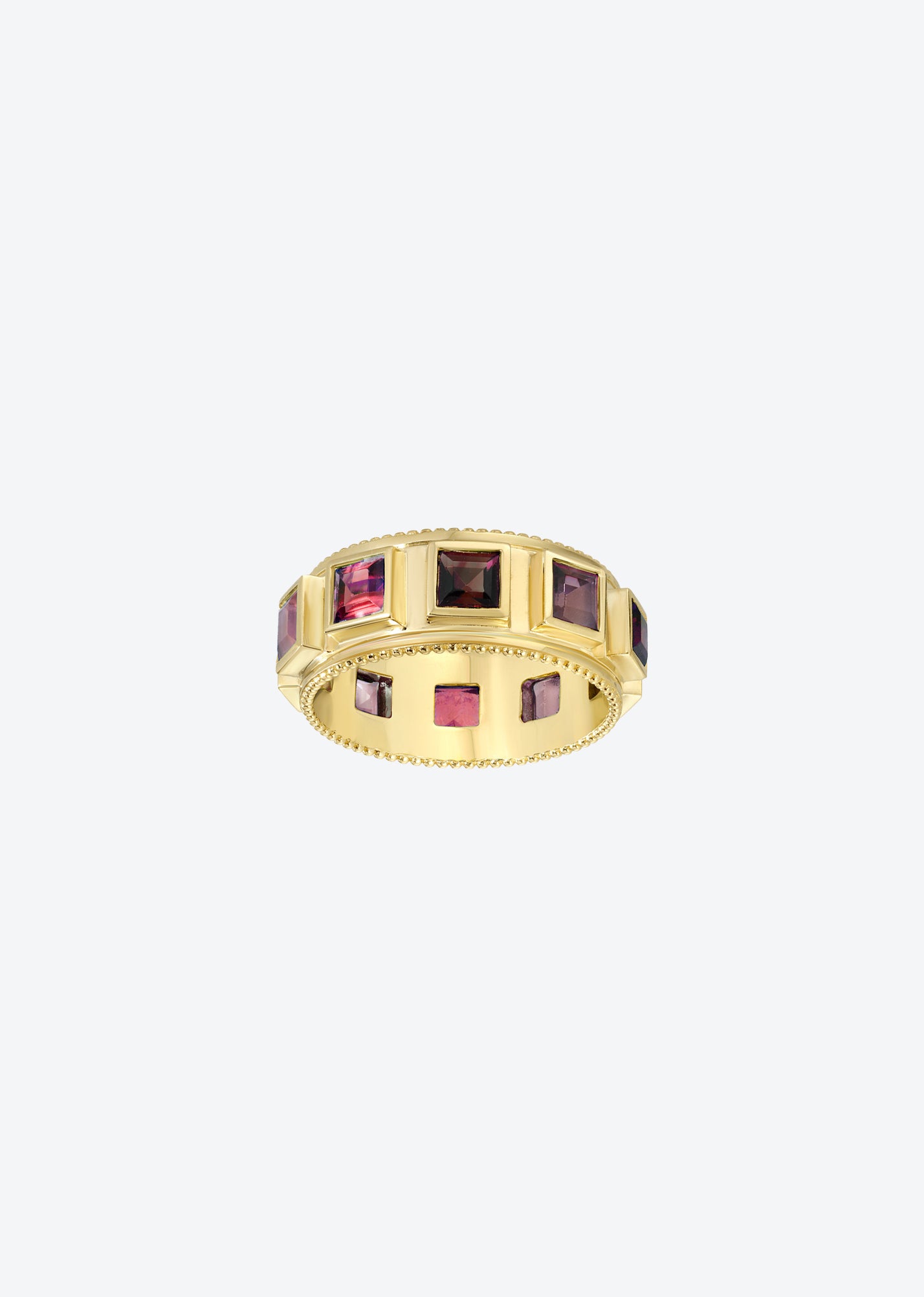 Pink Tourmaline and Gold Statement Ring | Christina Magdolna