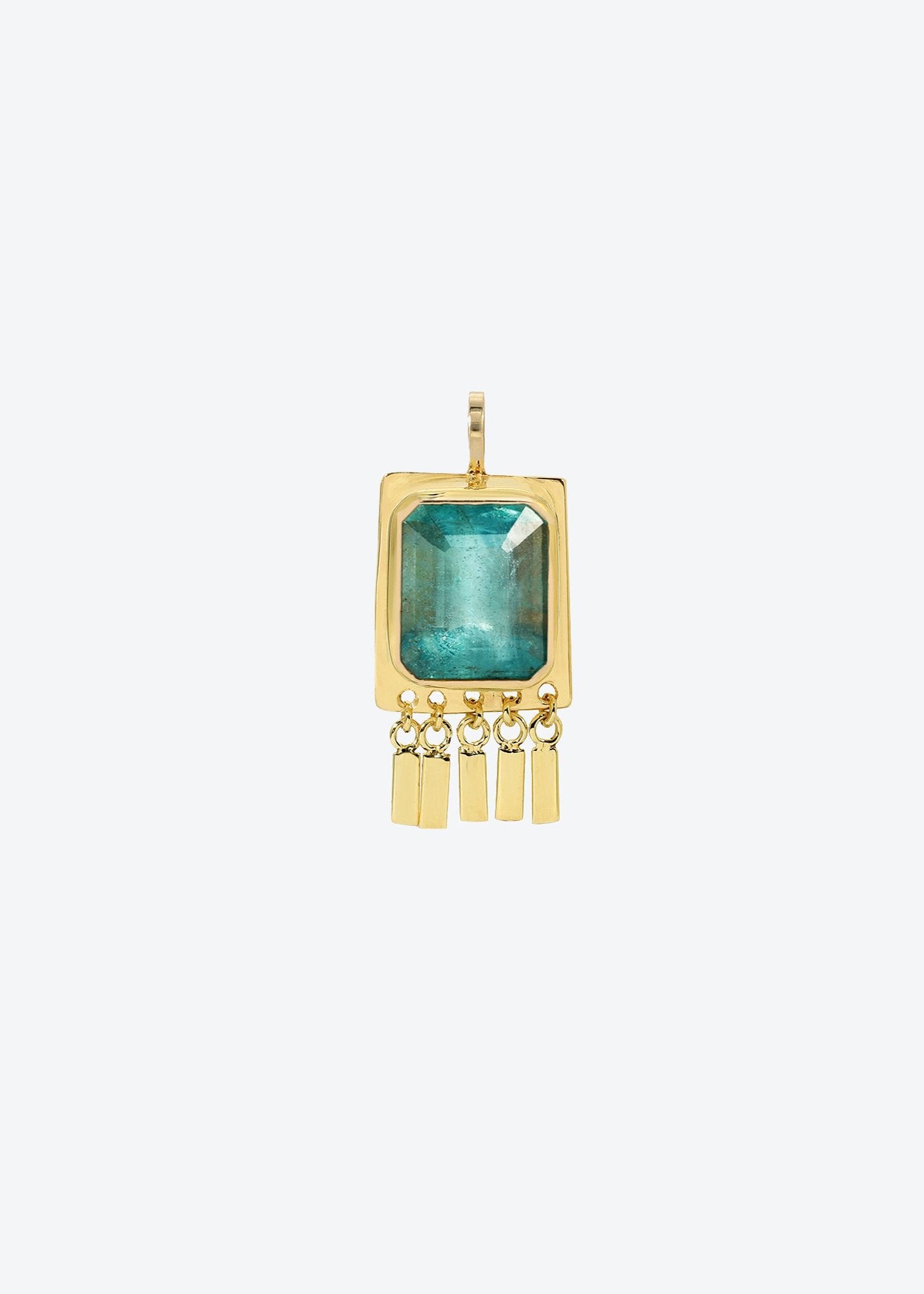Oculus Pendant in Blue Tourmaline