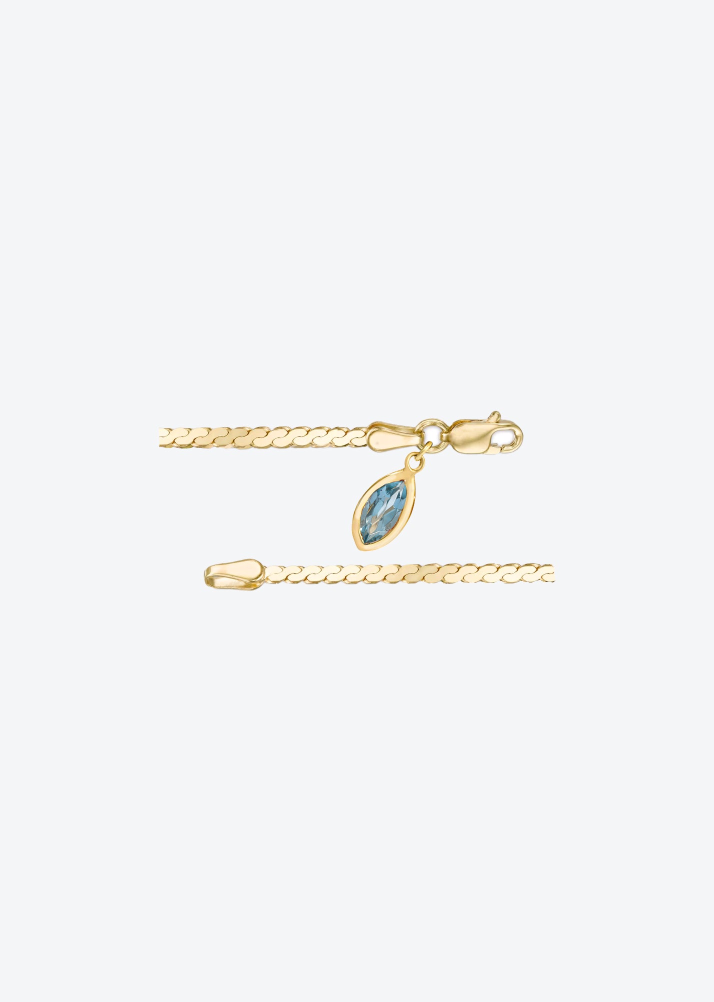 Serpentine Chain | Simple Gold Chain | Christina Magdolna