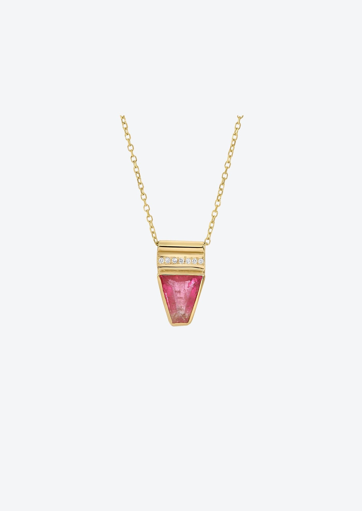 Pink Tourmaline Necklace | Christina Magdolna