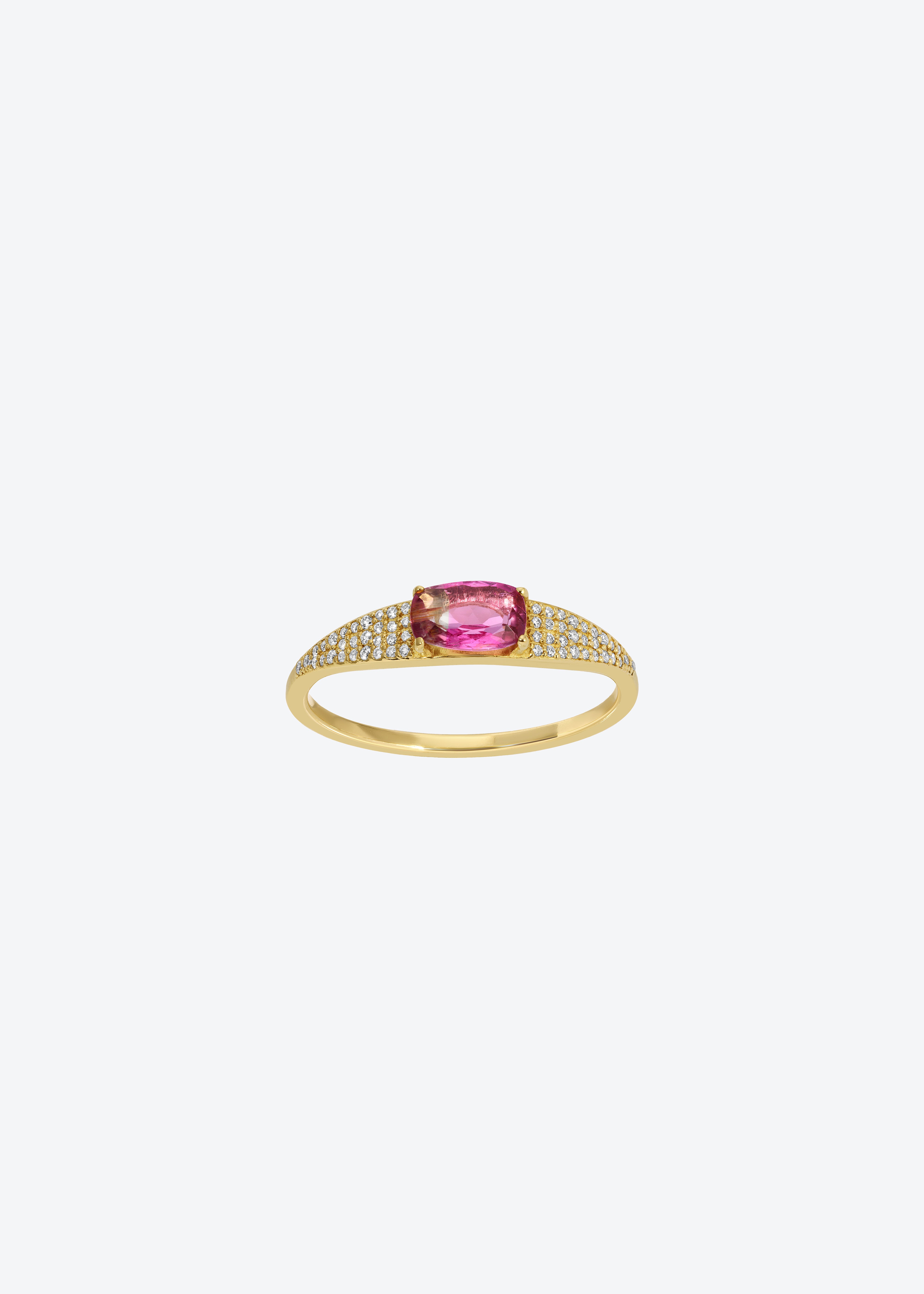 Eye Candy Ring in Bicolor Pink Tourmaline