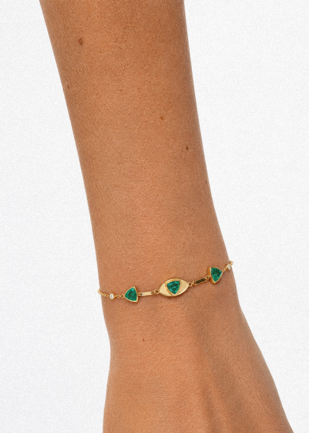 Emerald Eye Bracelet