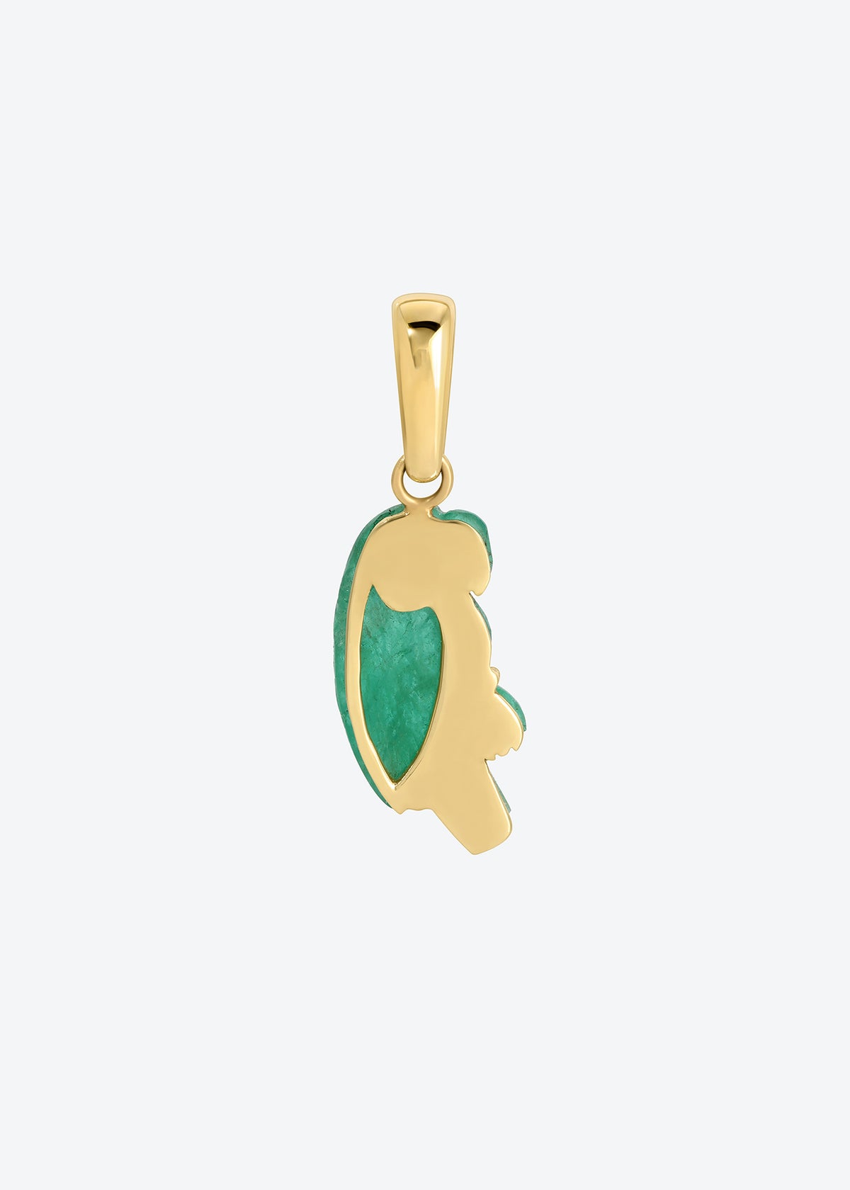 Parrot Pendant in Emerald