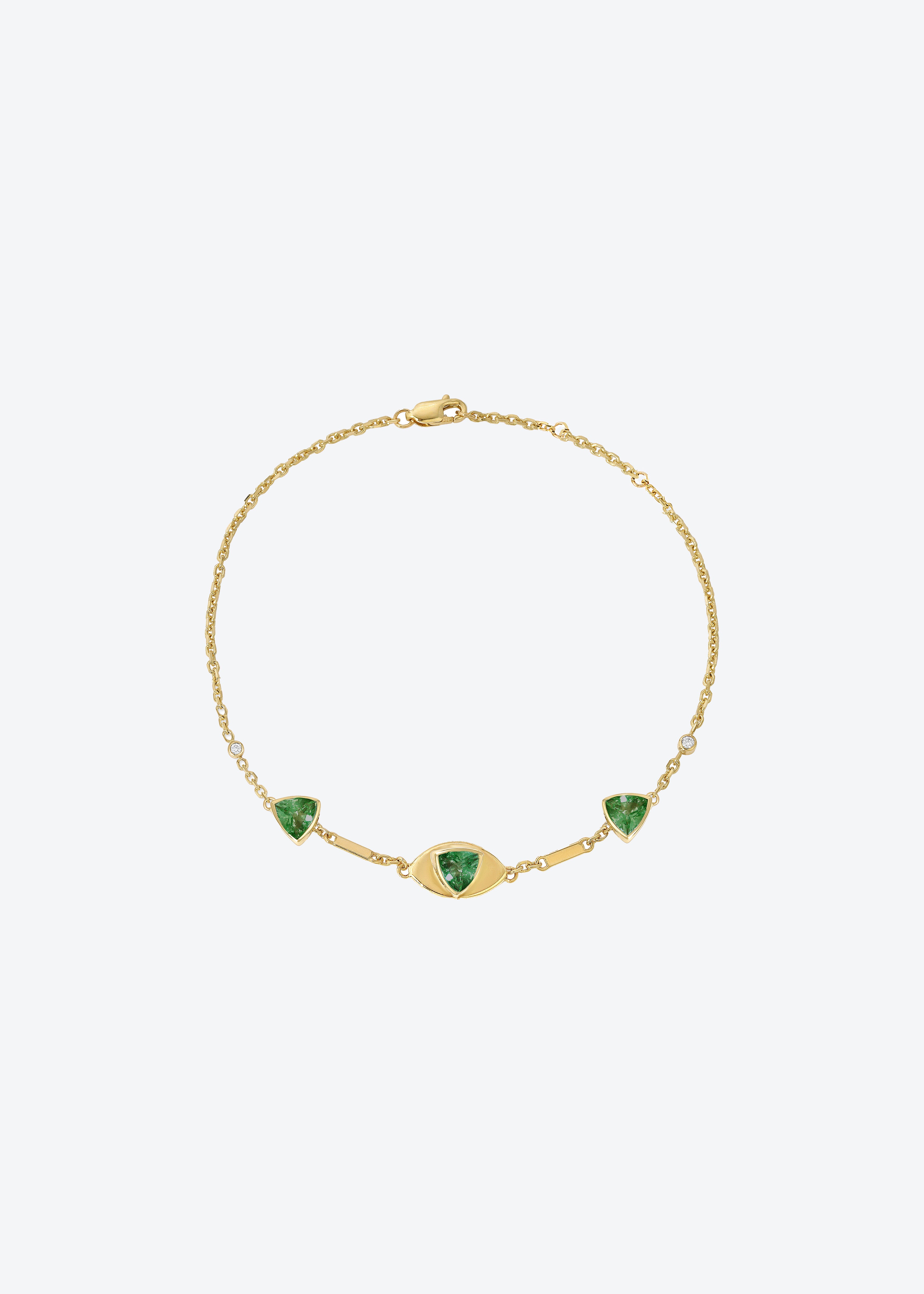 Emerald Eye Bracelet