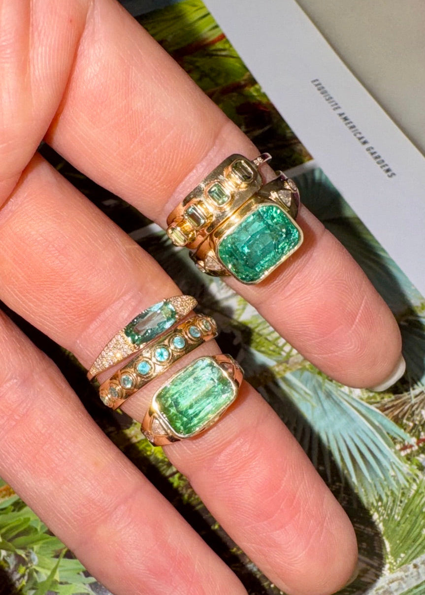 Blue Gemstone Ring