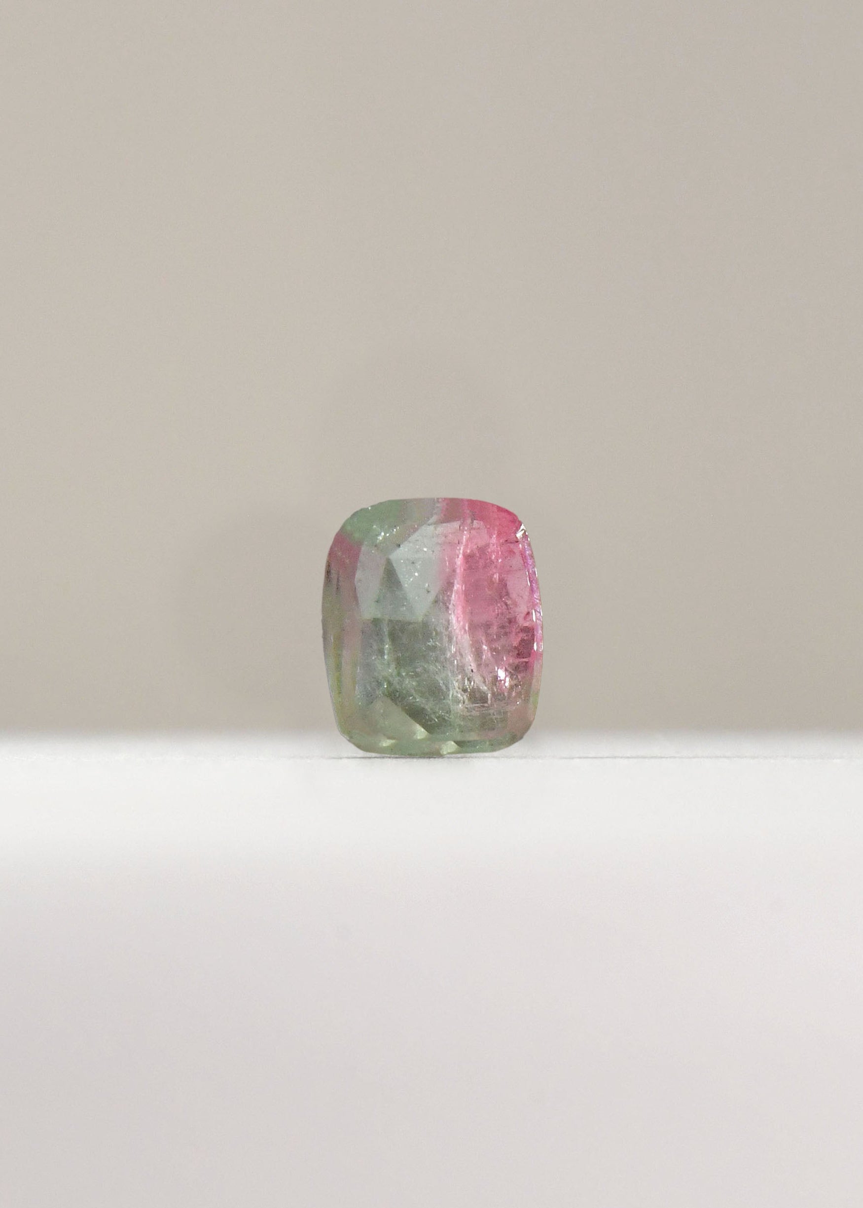 Rosecut Tourmaline | Pastel Mint & Raspberry