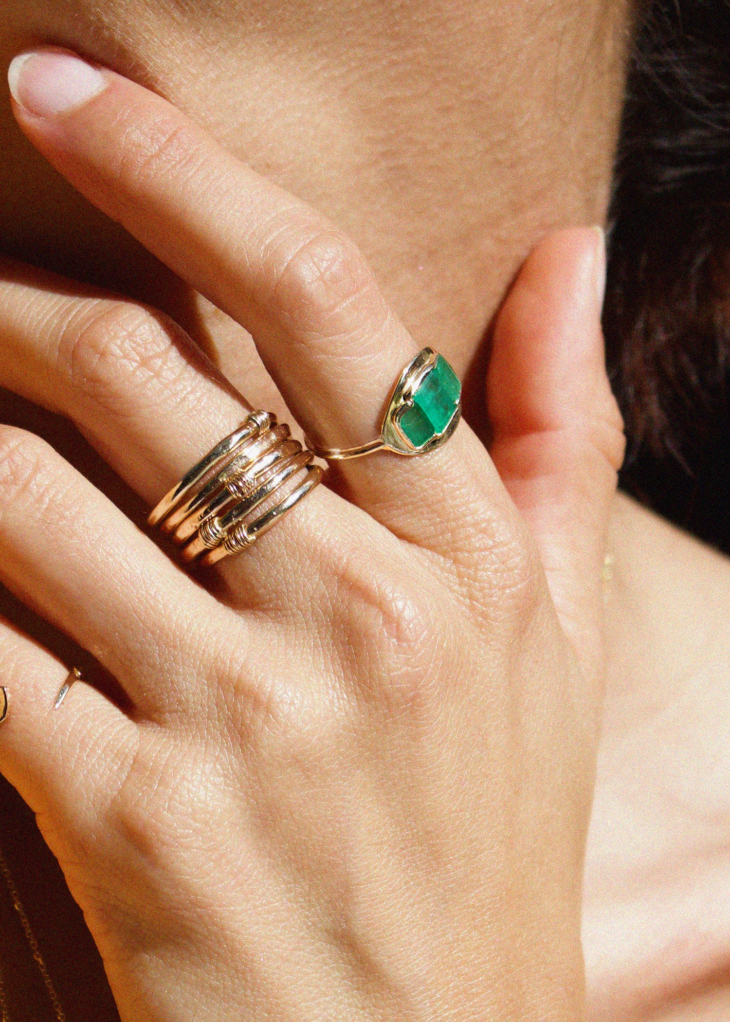 Oasis Ring in Emerald