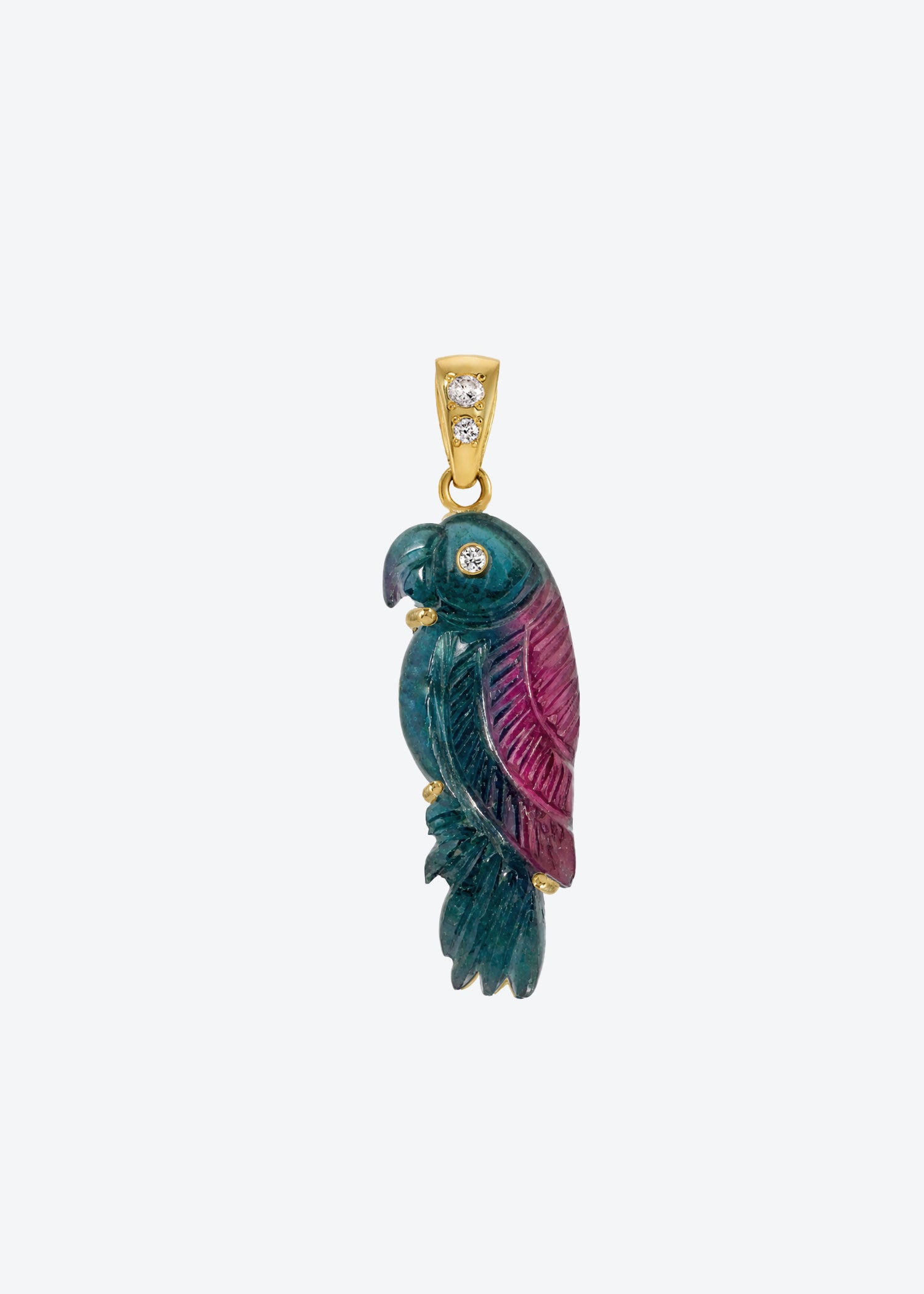 Bicolor Parrot Pendant