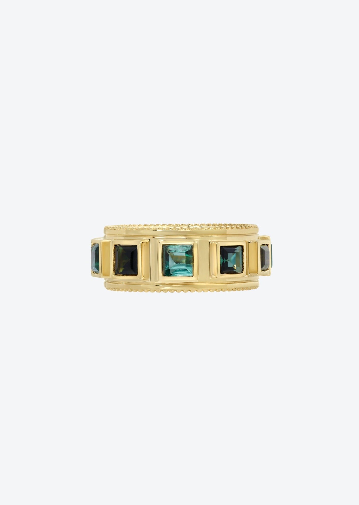 Tourmaline and Gold Statement Ring | Christina Magdolna