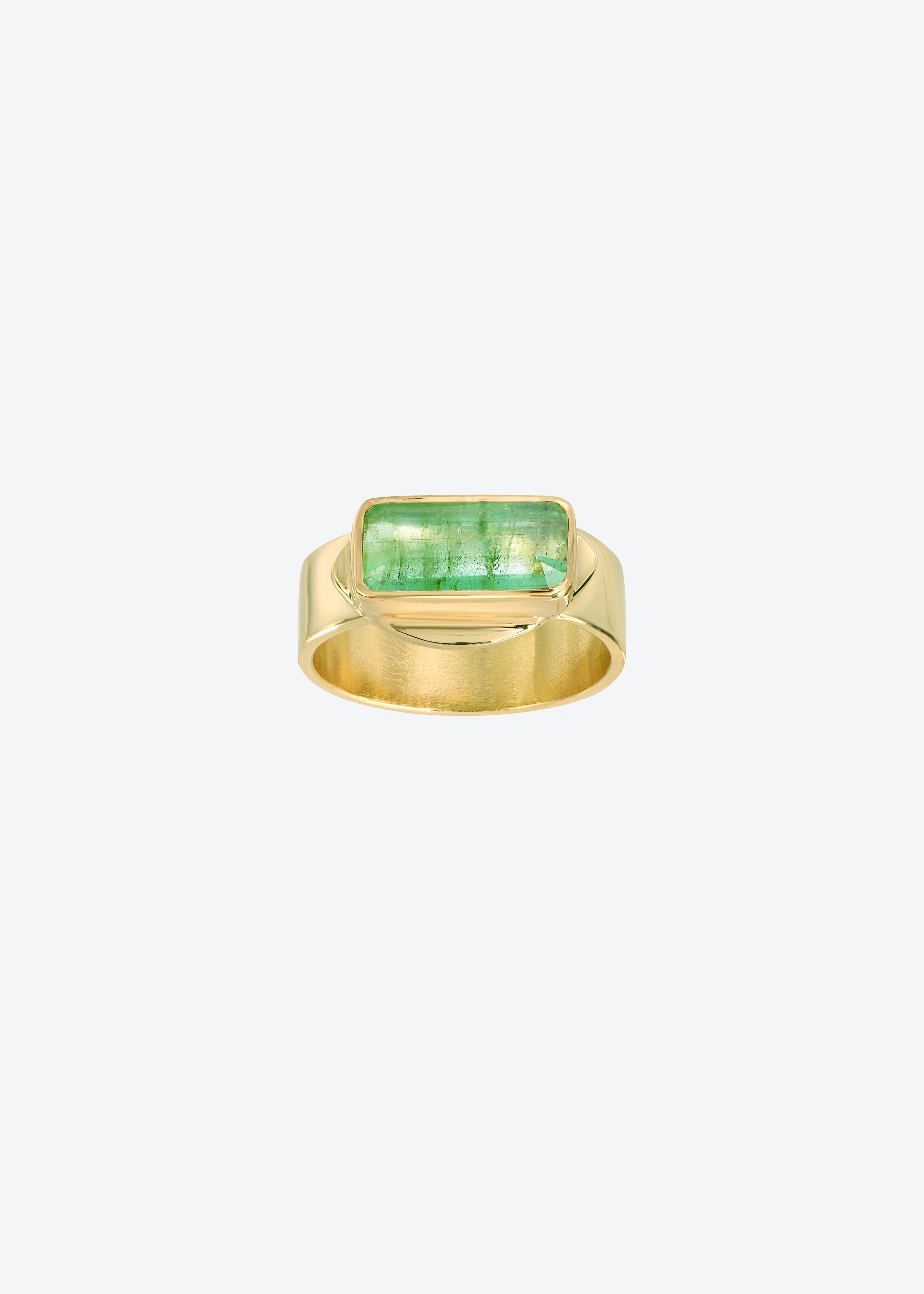 Eye Ring in Mint Green Tourmaline