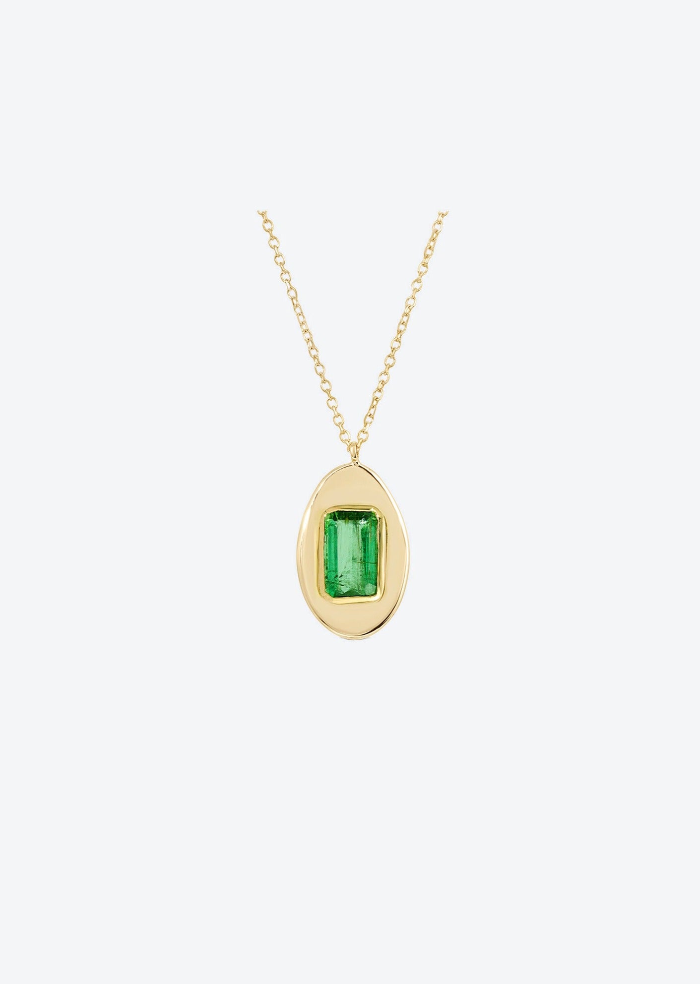 Firefly Necklace in Emerald – Christina Magdolna Jewelry