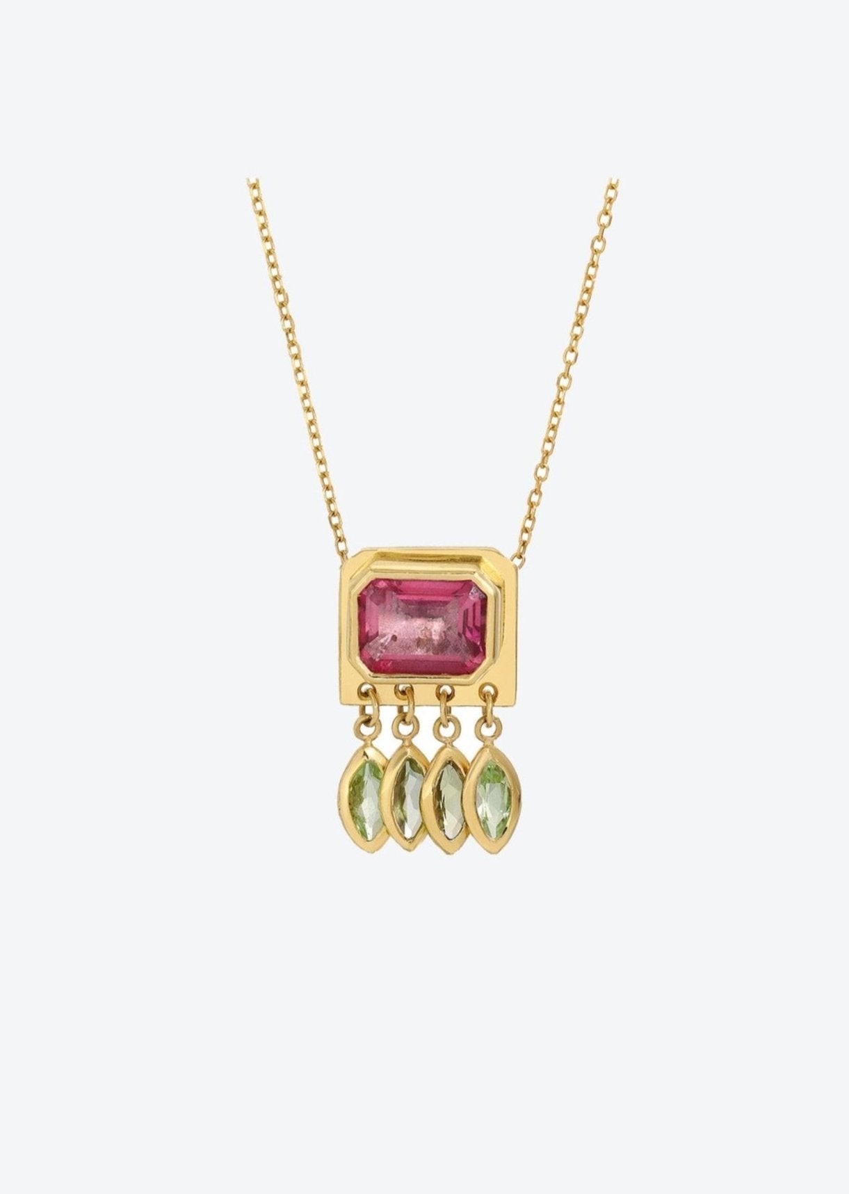 Summer Necklaces with pink tourmaline | Christina Magdolna