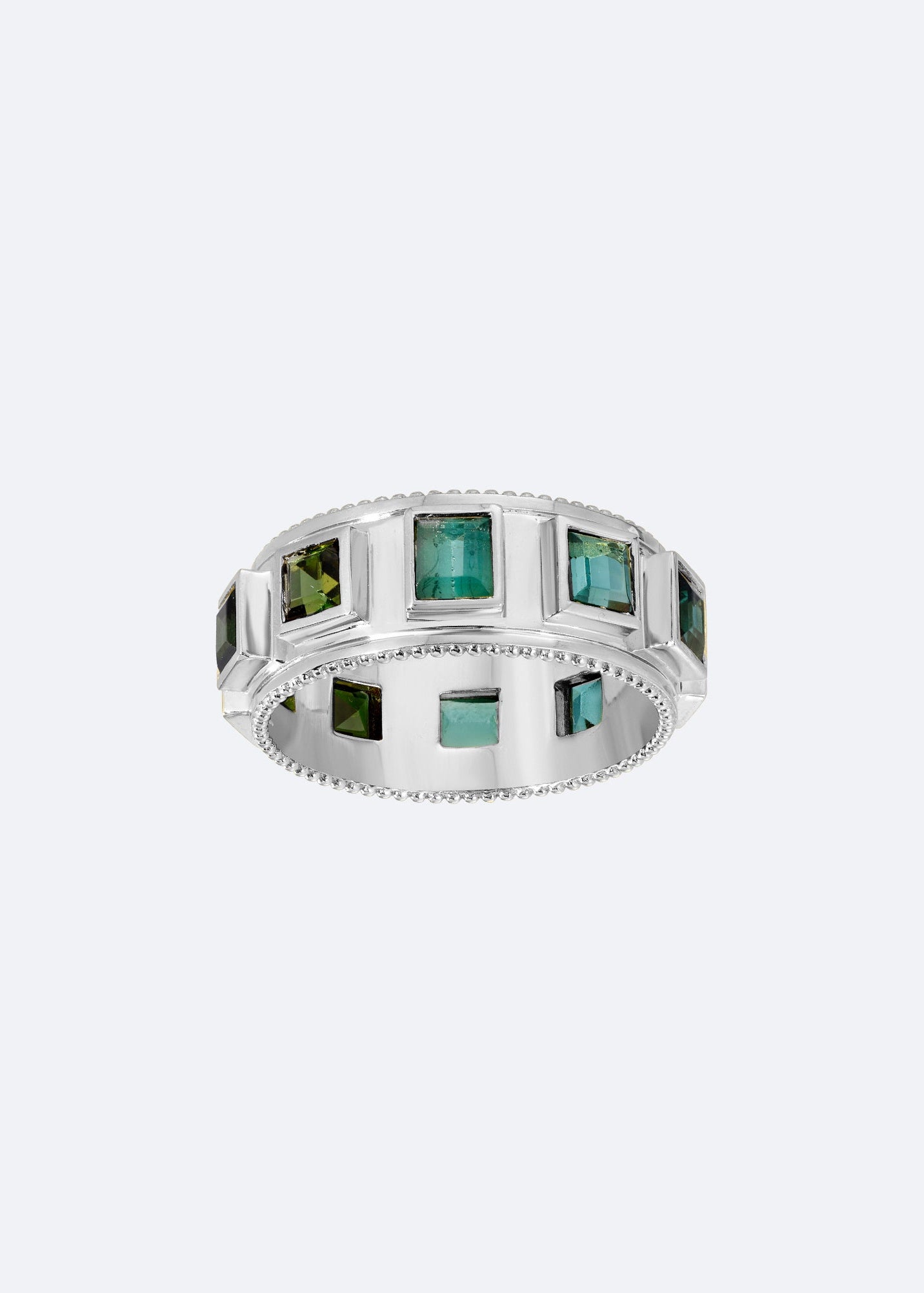 Melon Drop Silver Ring in Cenote