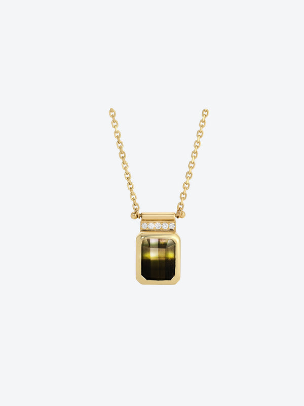Reverie Necklace in Tricolor Tourmaline