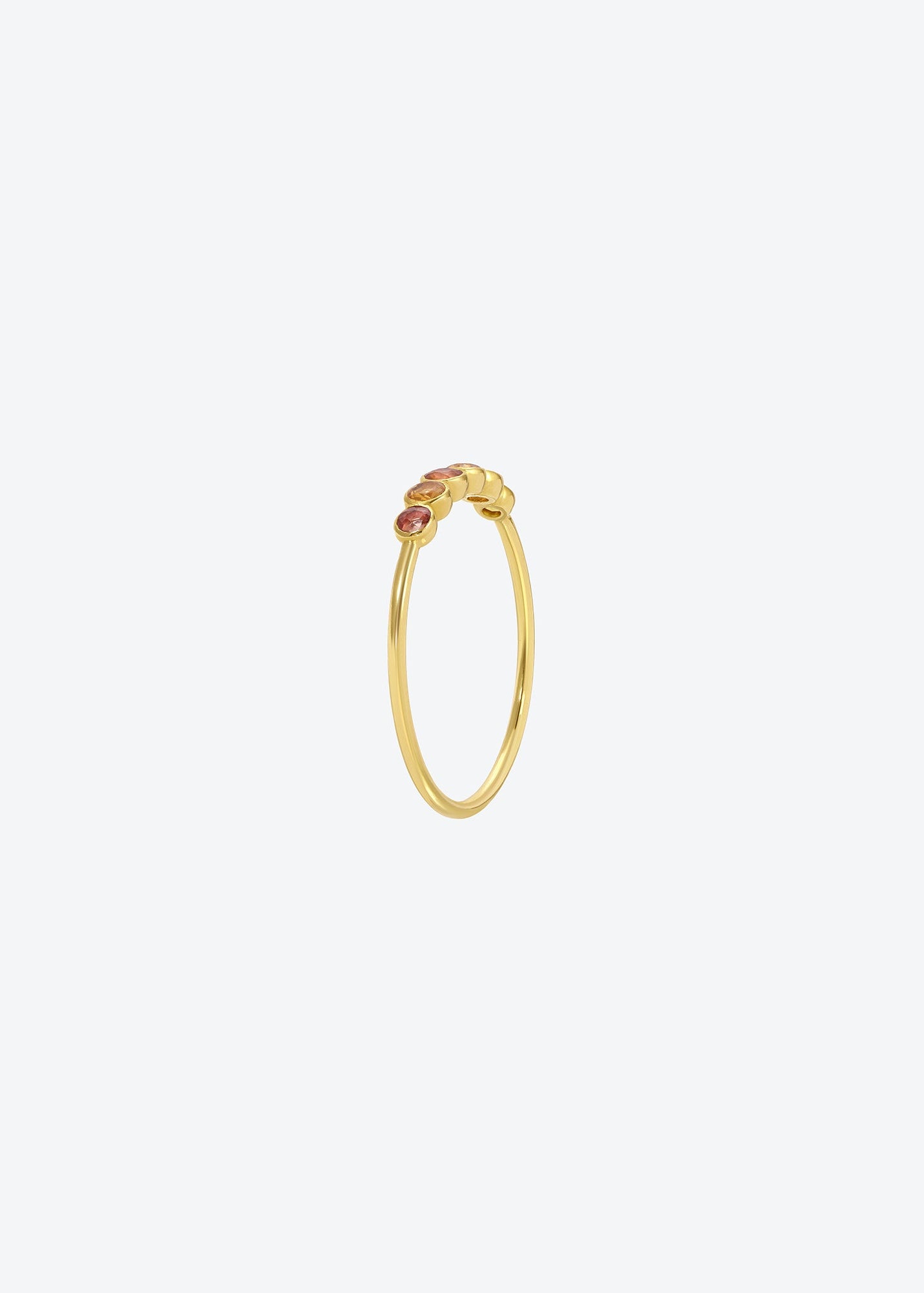Sapphire Sunset Ring