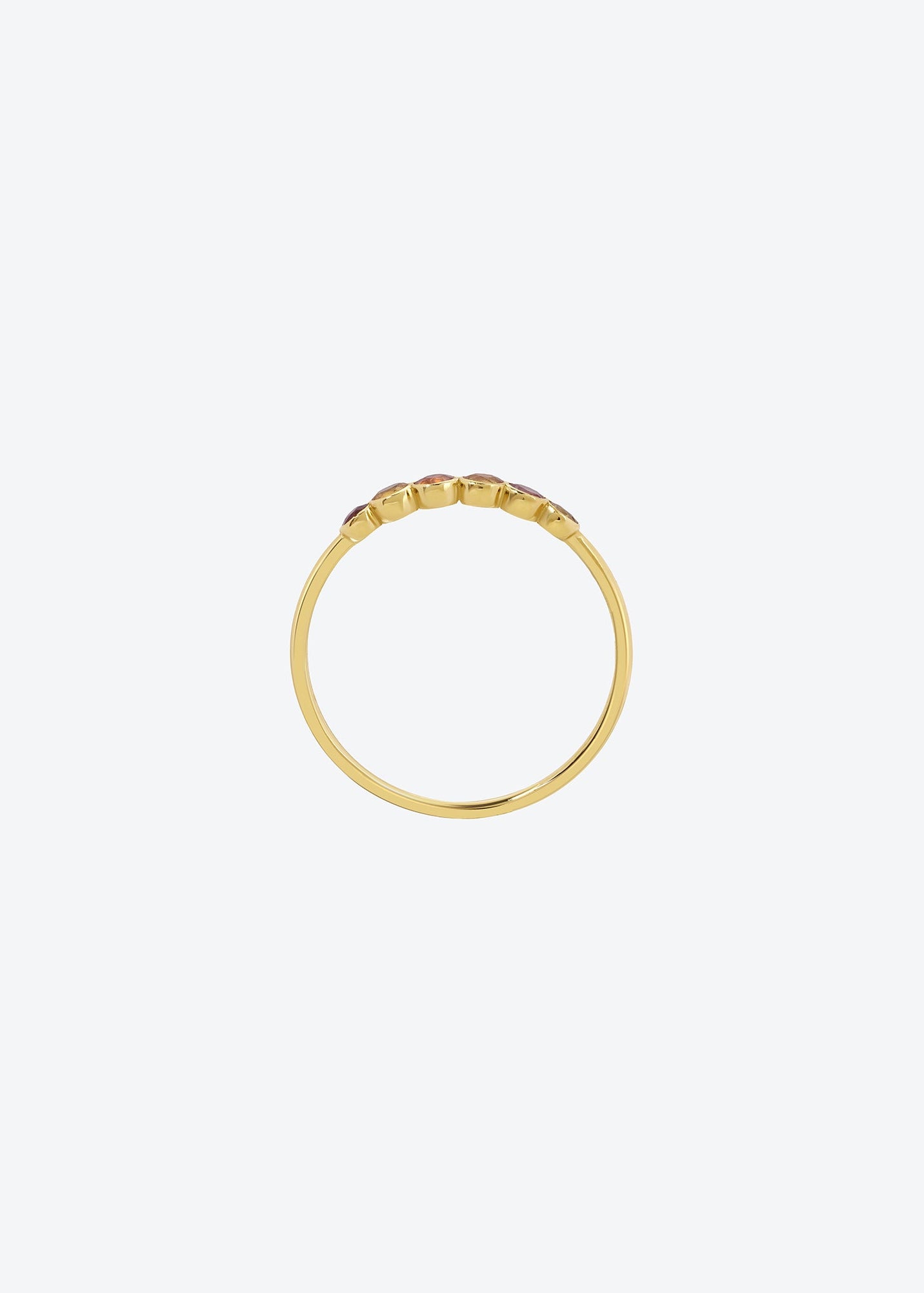 Sapphire Sunset Ring