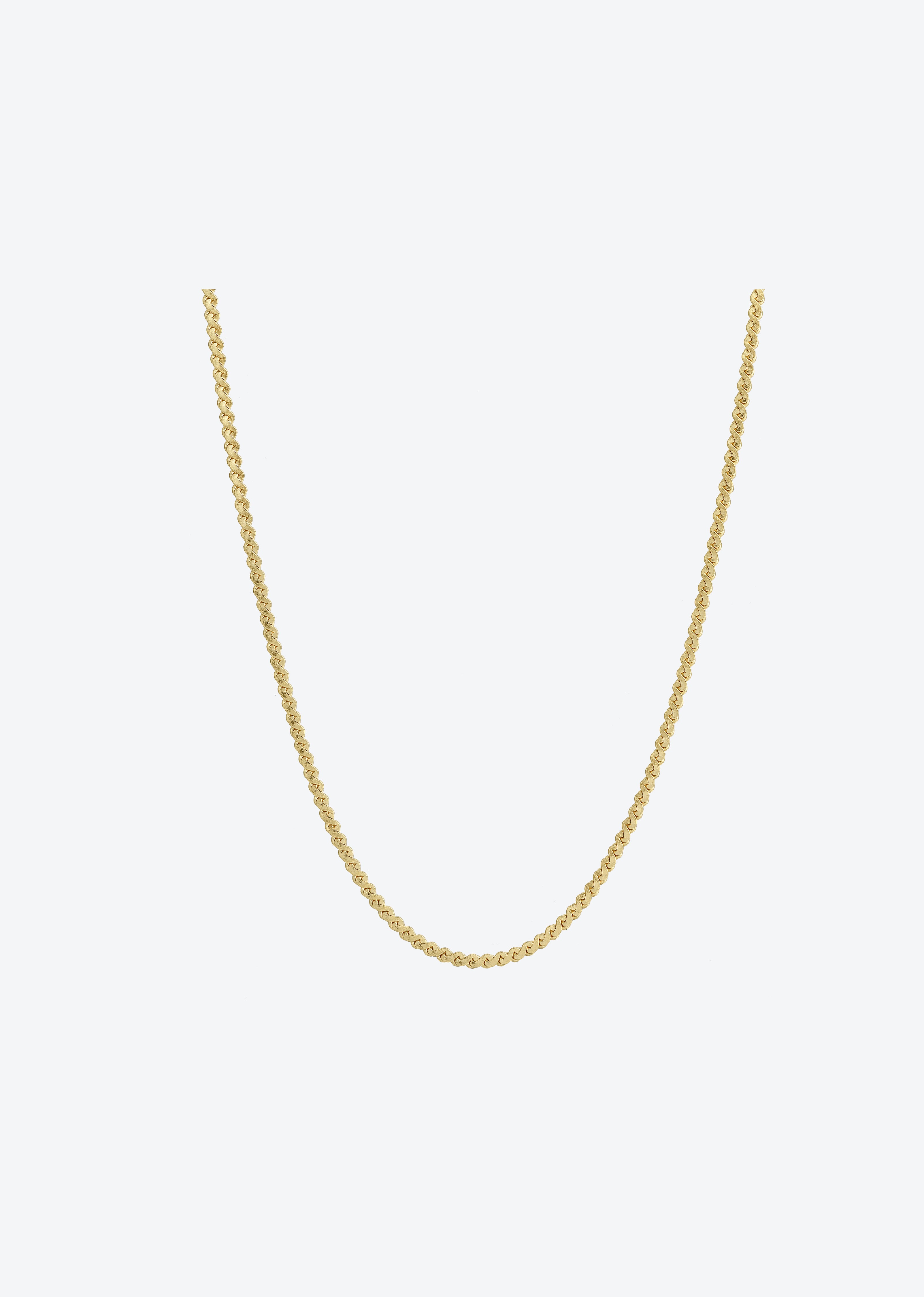 Simple Gold Serpentine Chain | Christina Magdolna