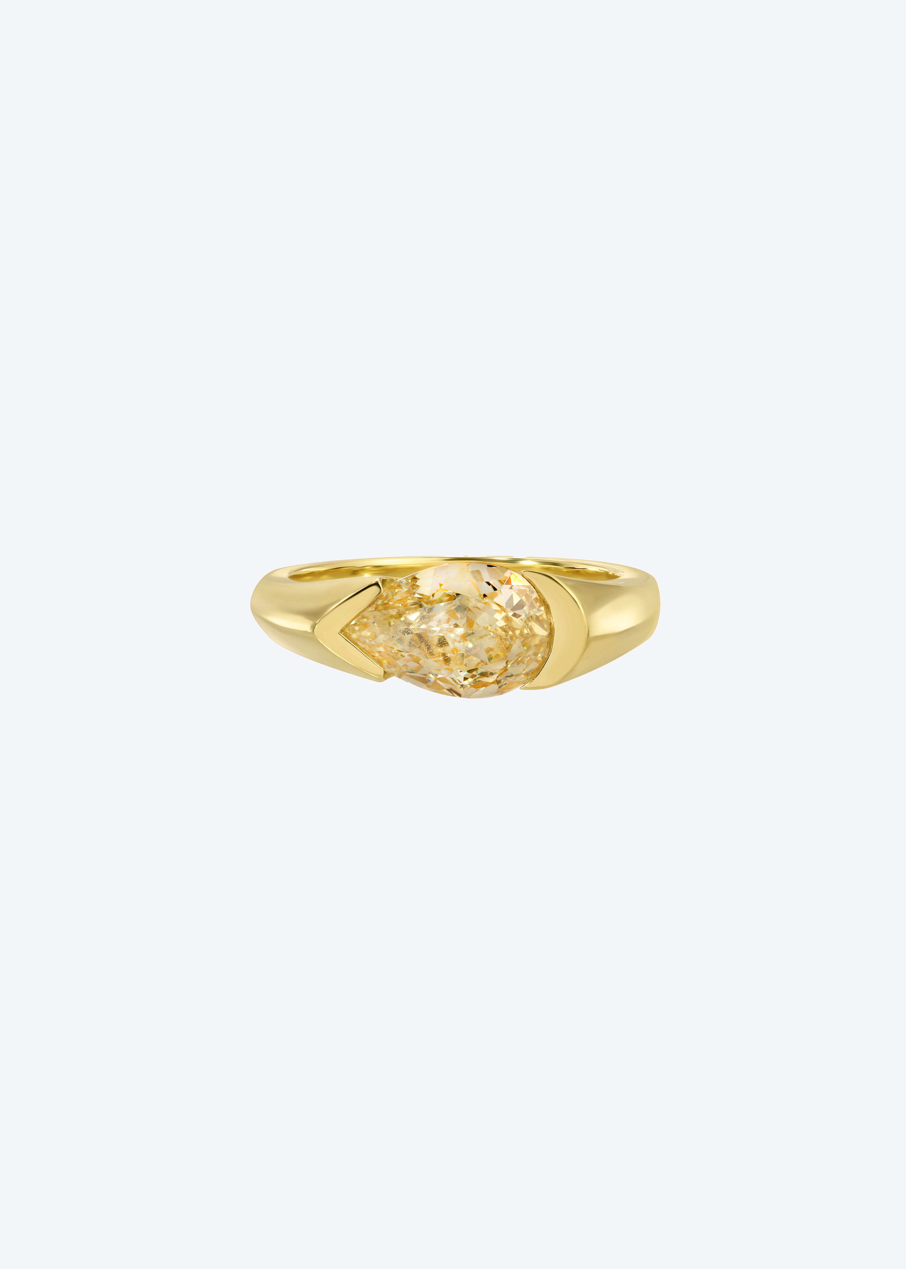 Shooting Star Yellow Diamond Ring