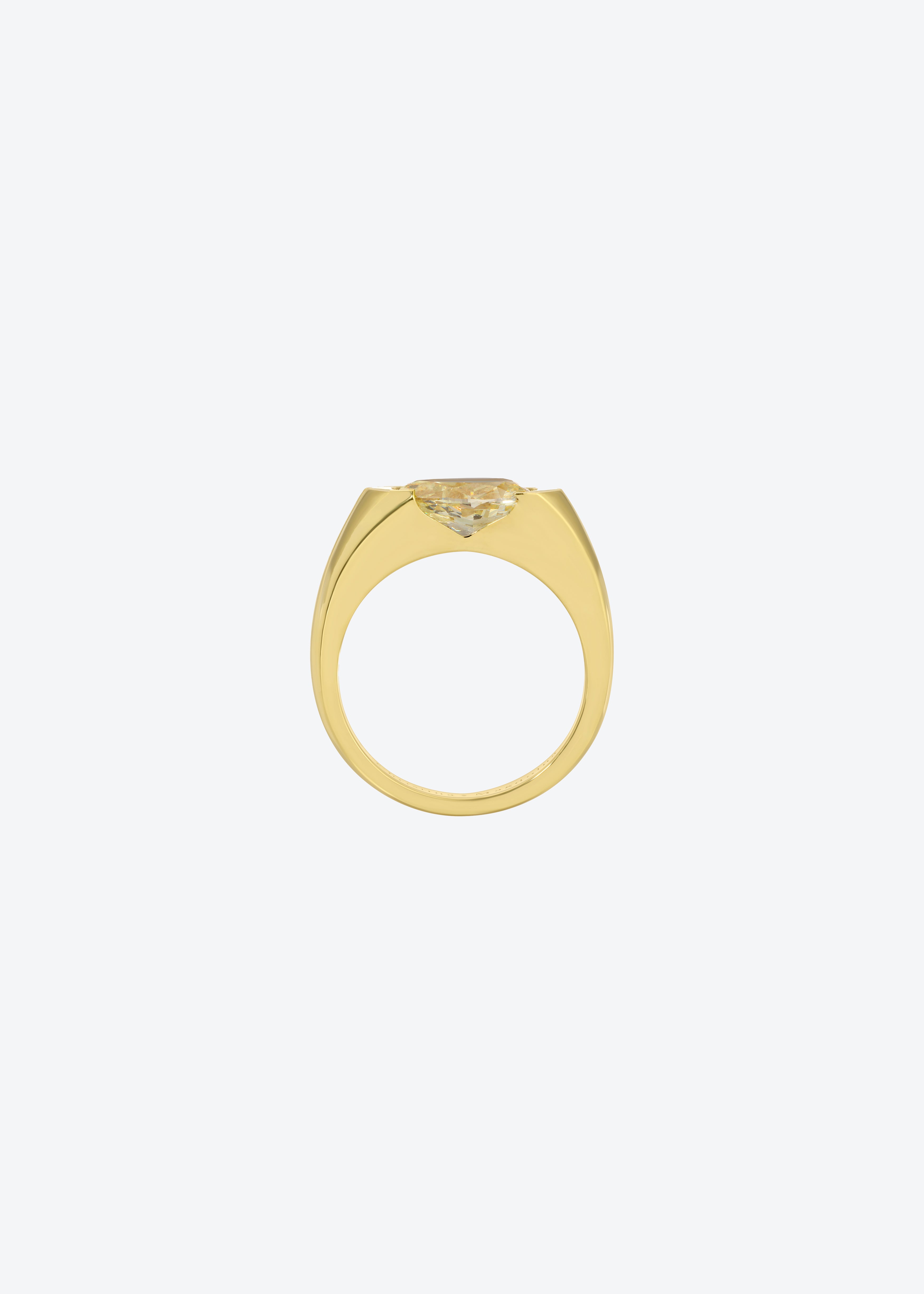 Shooting Star Yellow Diamond Ring
