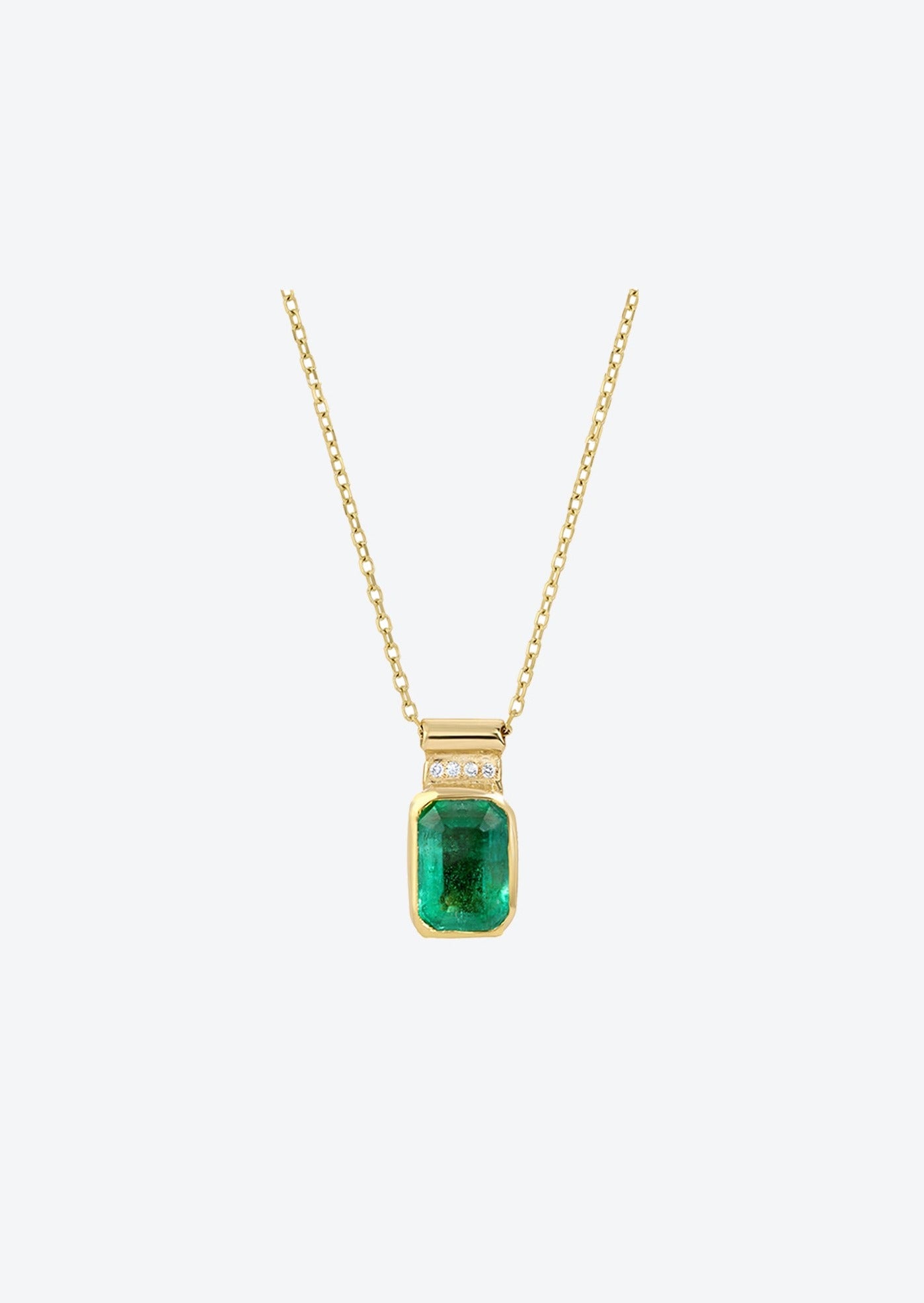 Stardust Necklace in Emerald – Christina Magdolna Jewelry