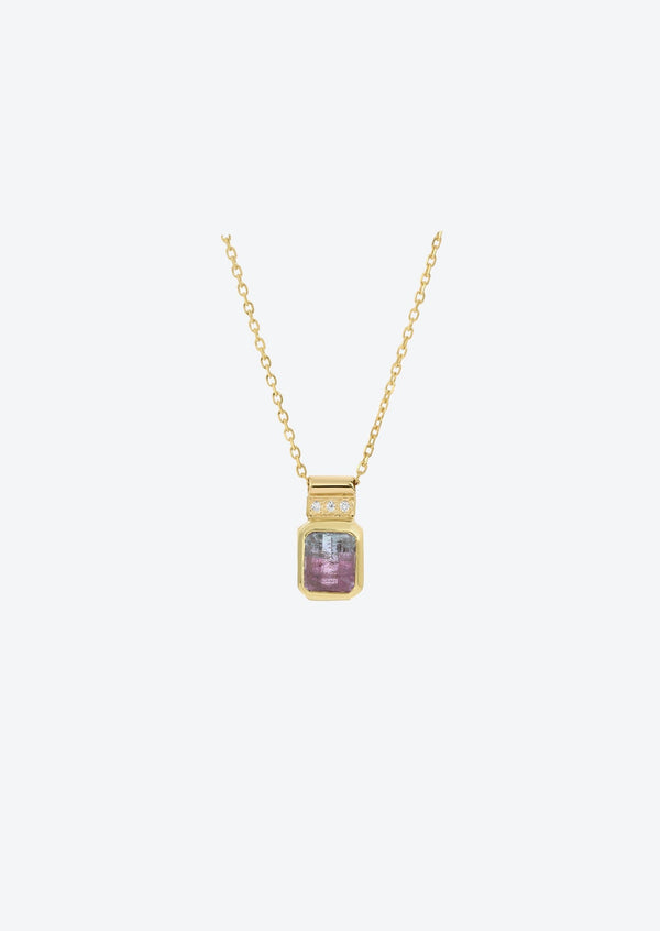Stardust Necklace in Rose Tourmaline