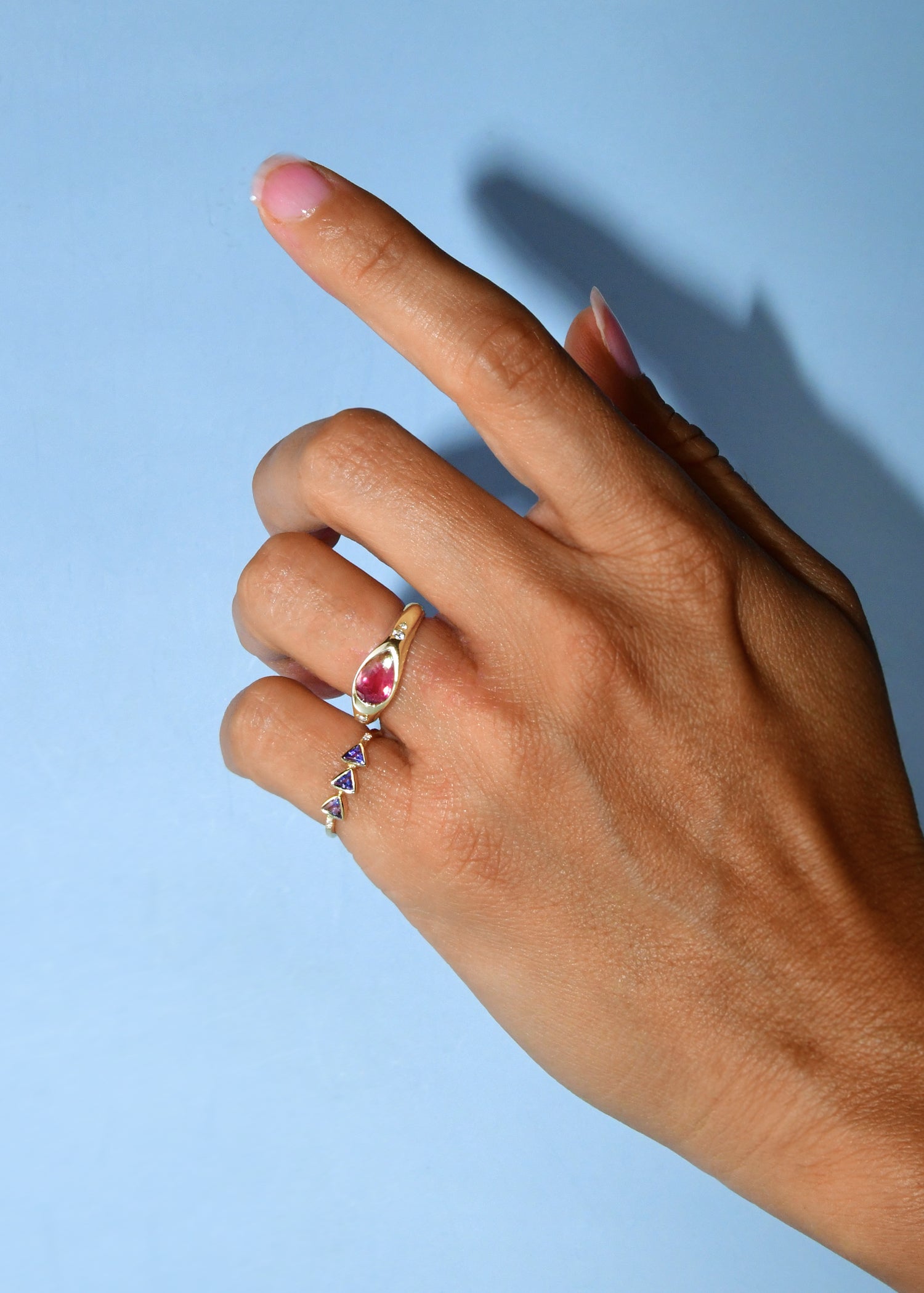 Tanzanite Pinky Ring