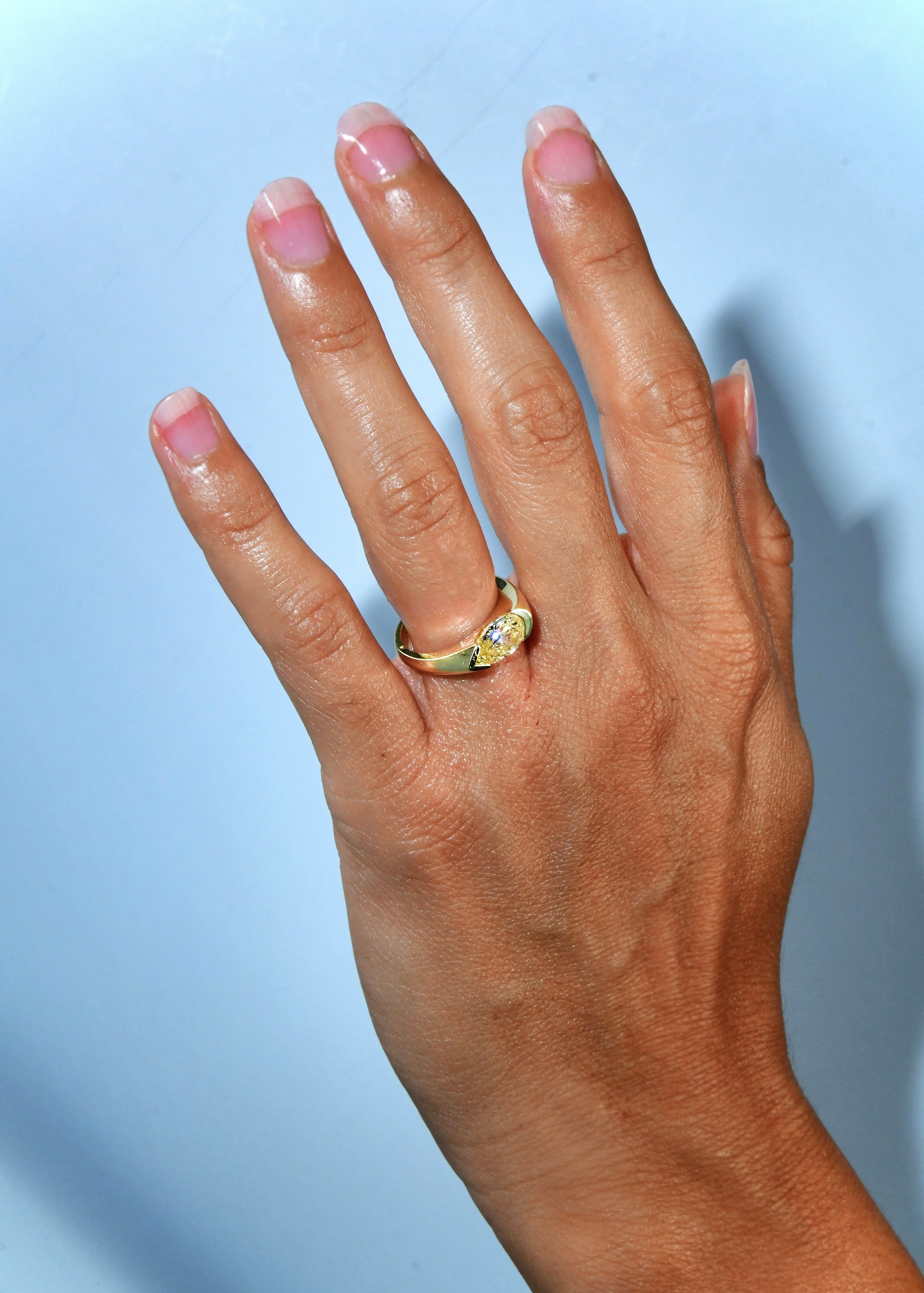 Shooting Star Yellow Diamond Ring